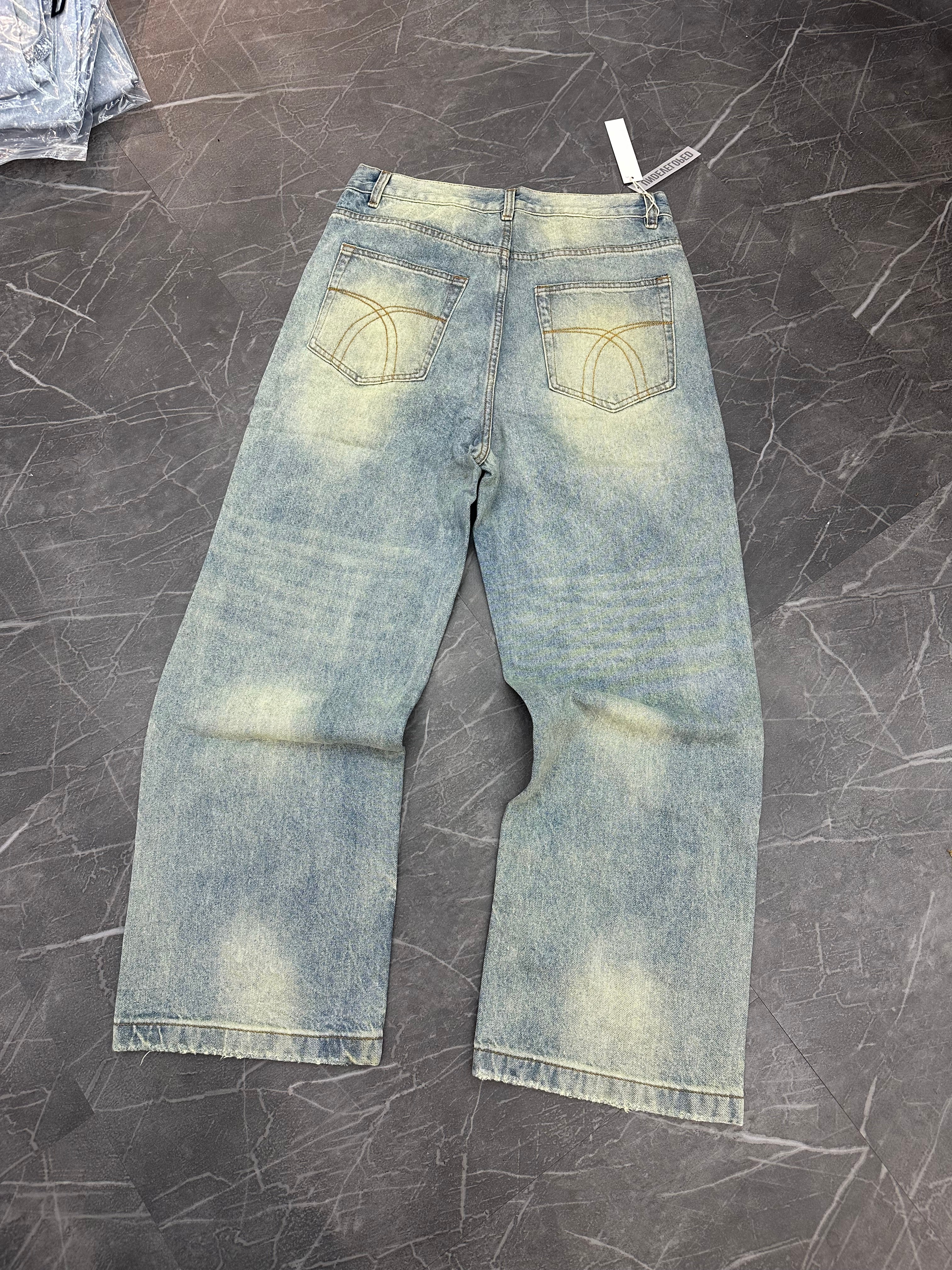Undeveloped Azul Colored Gemstone Denim