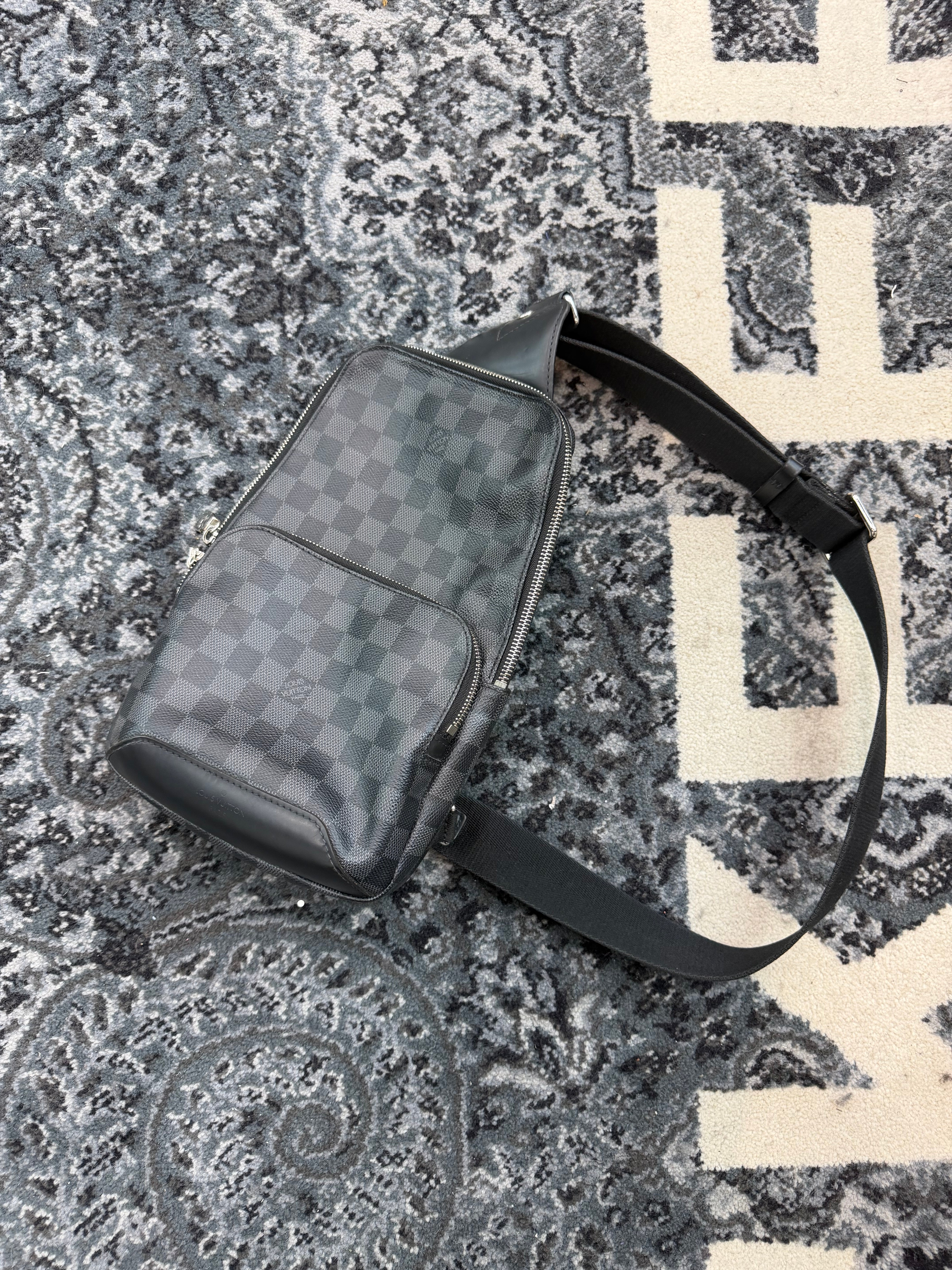 Louis Vuitton Sling Bag “Black Monogram”