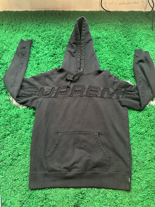 Supreme Black Hoodie “Cut Out”