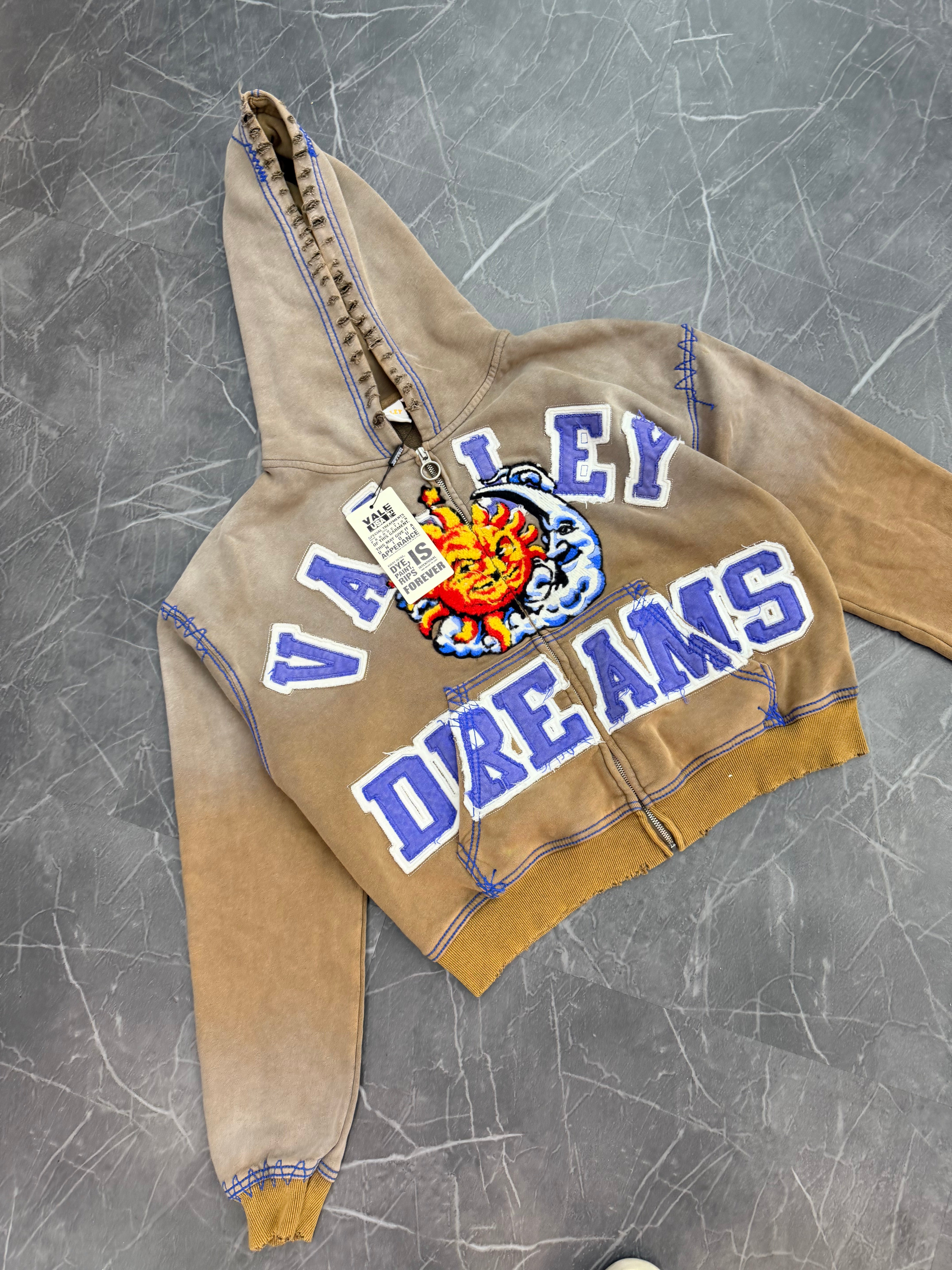 Vale Forever Sunny Zip Up “Brown”