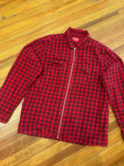 Supreme Collar Zip Up “Red”