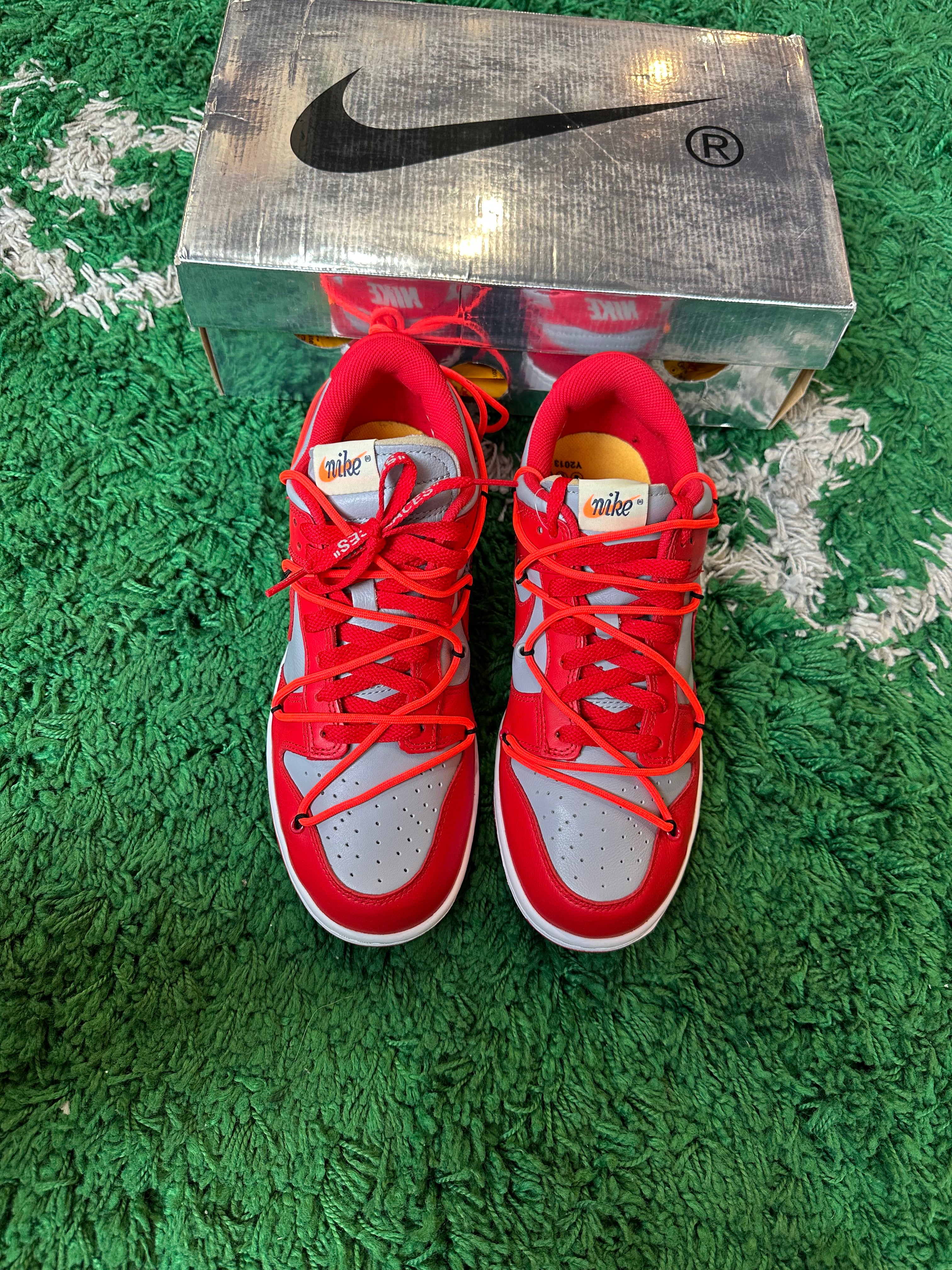 Nike Dunk Low x Off-White “University Red”