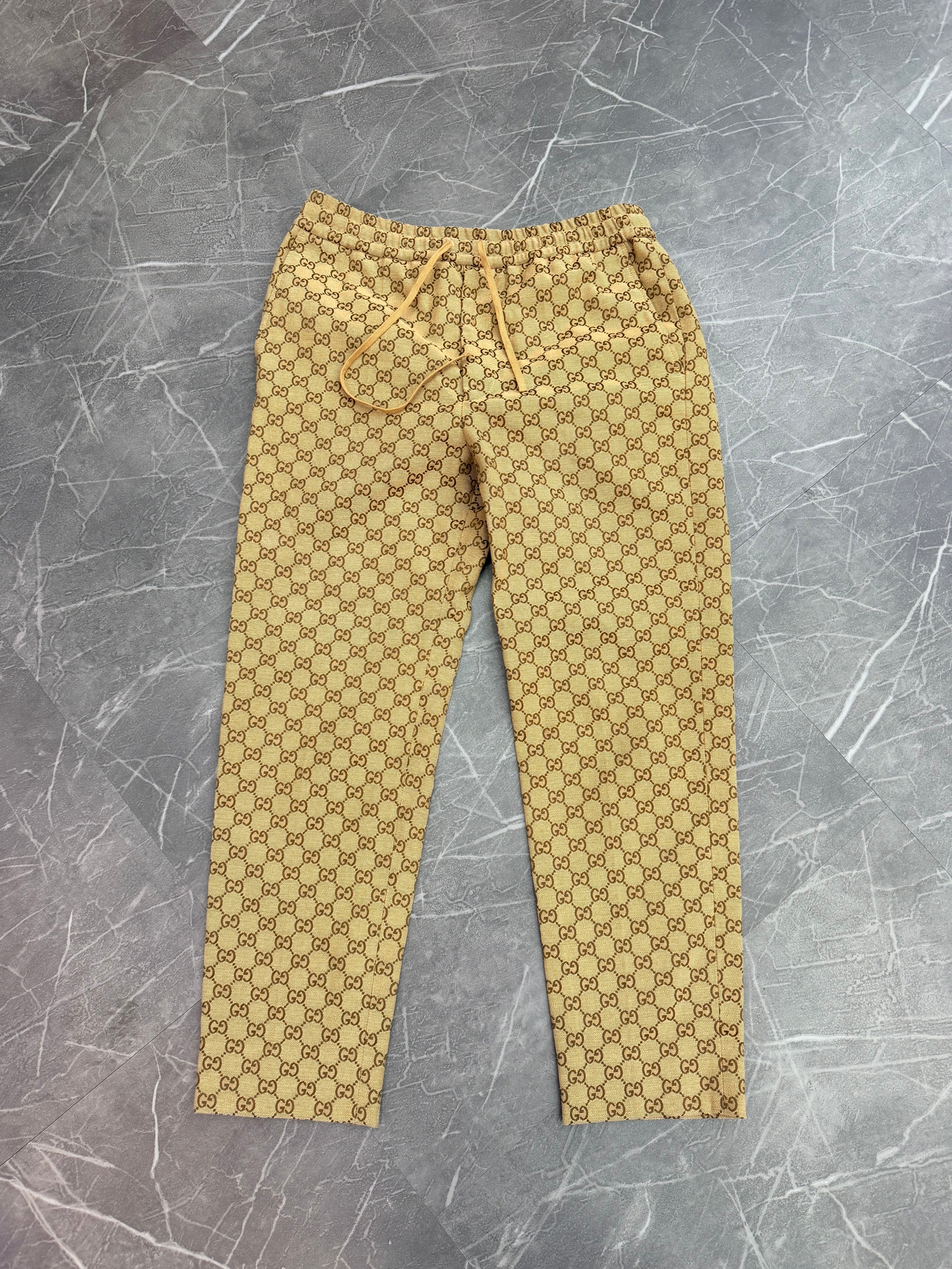 Gucci Monogram Canvas Pants