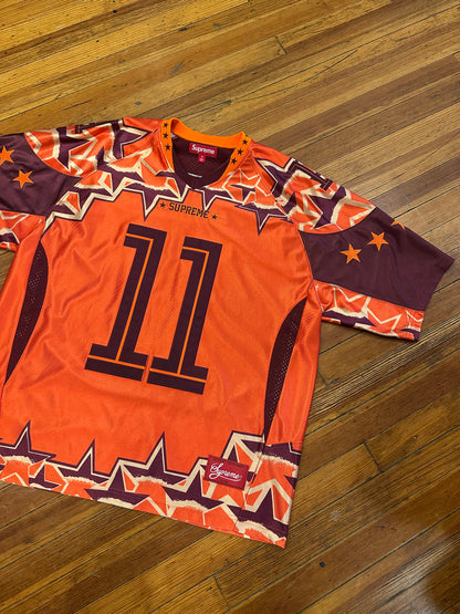 Supreme Football Jersey “Orange Stars”