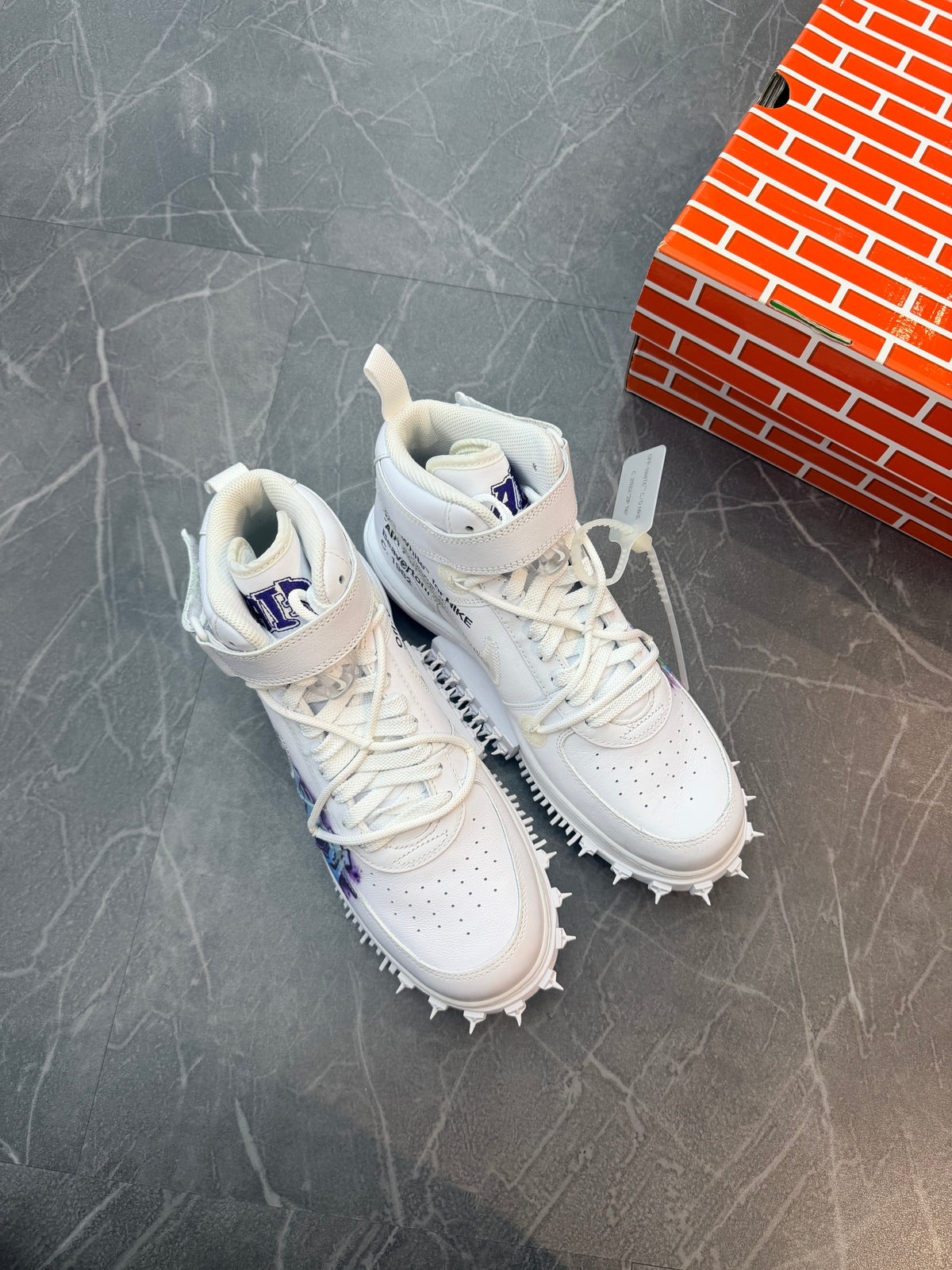 Nike Air Force 1 Mid Off-White Graffiti White