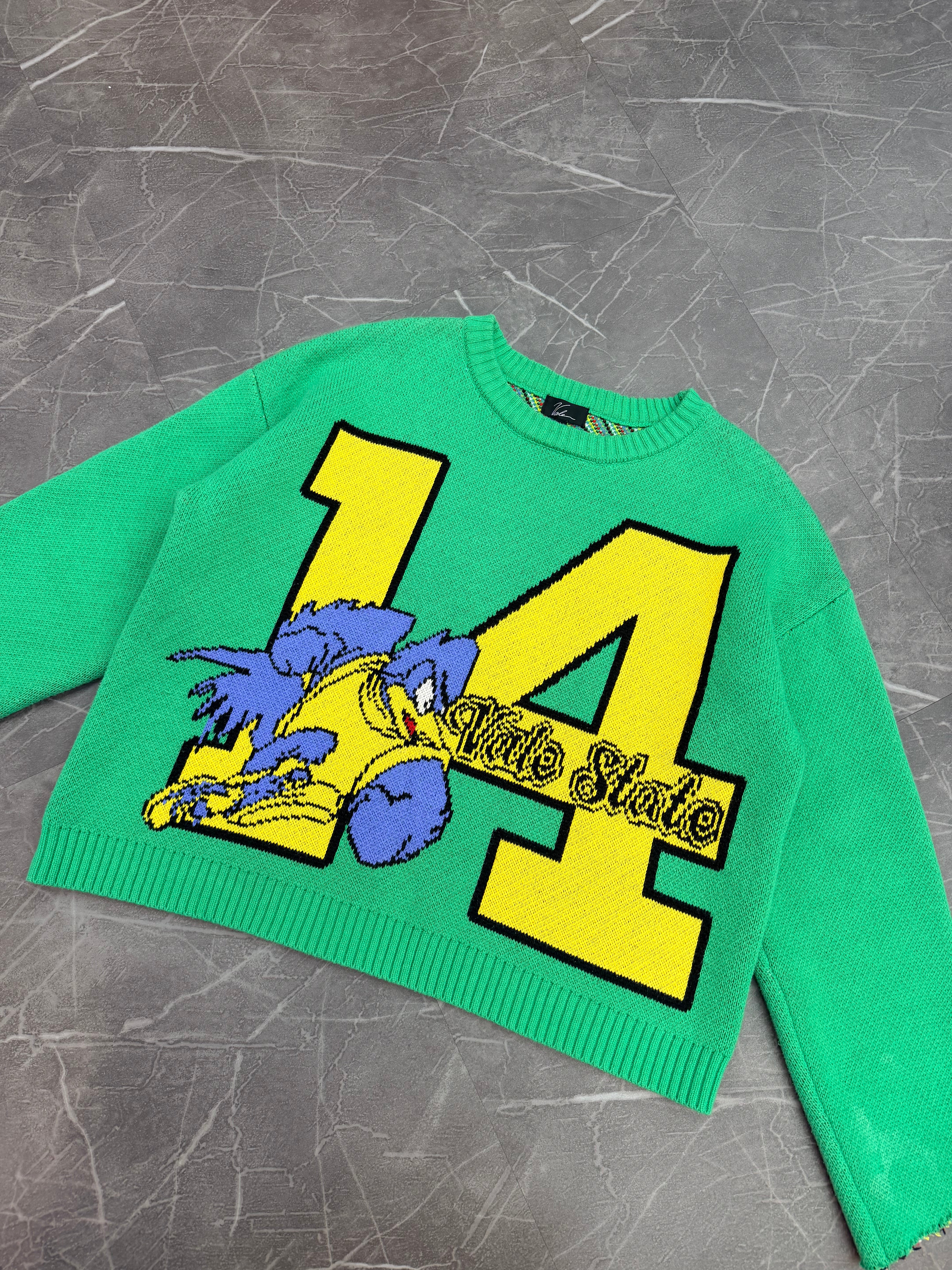Vale Forever Knit Sweater “Green Vale State 14”
