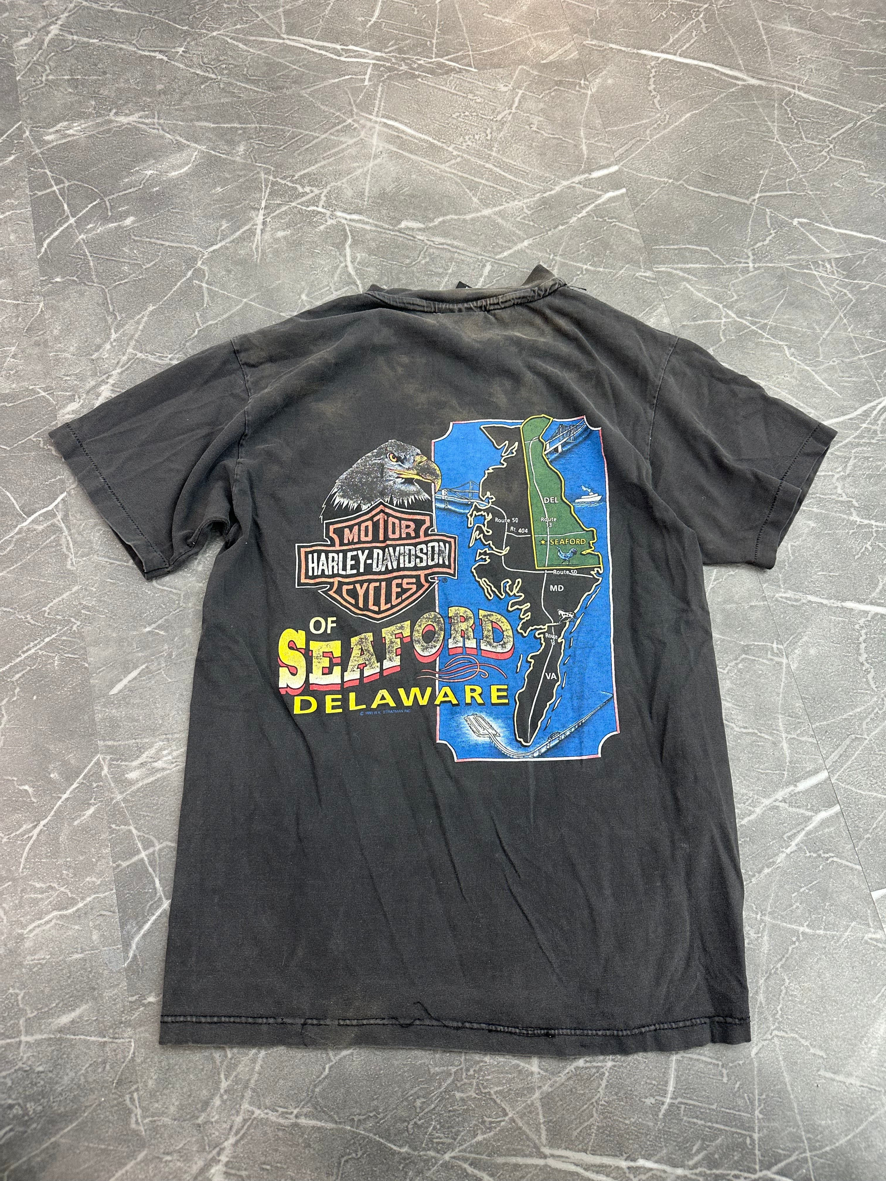 Harley Davidson Of Seaford Pocket Tee (M)