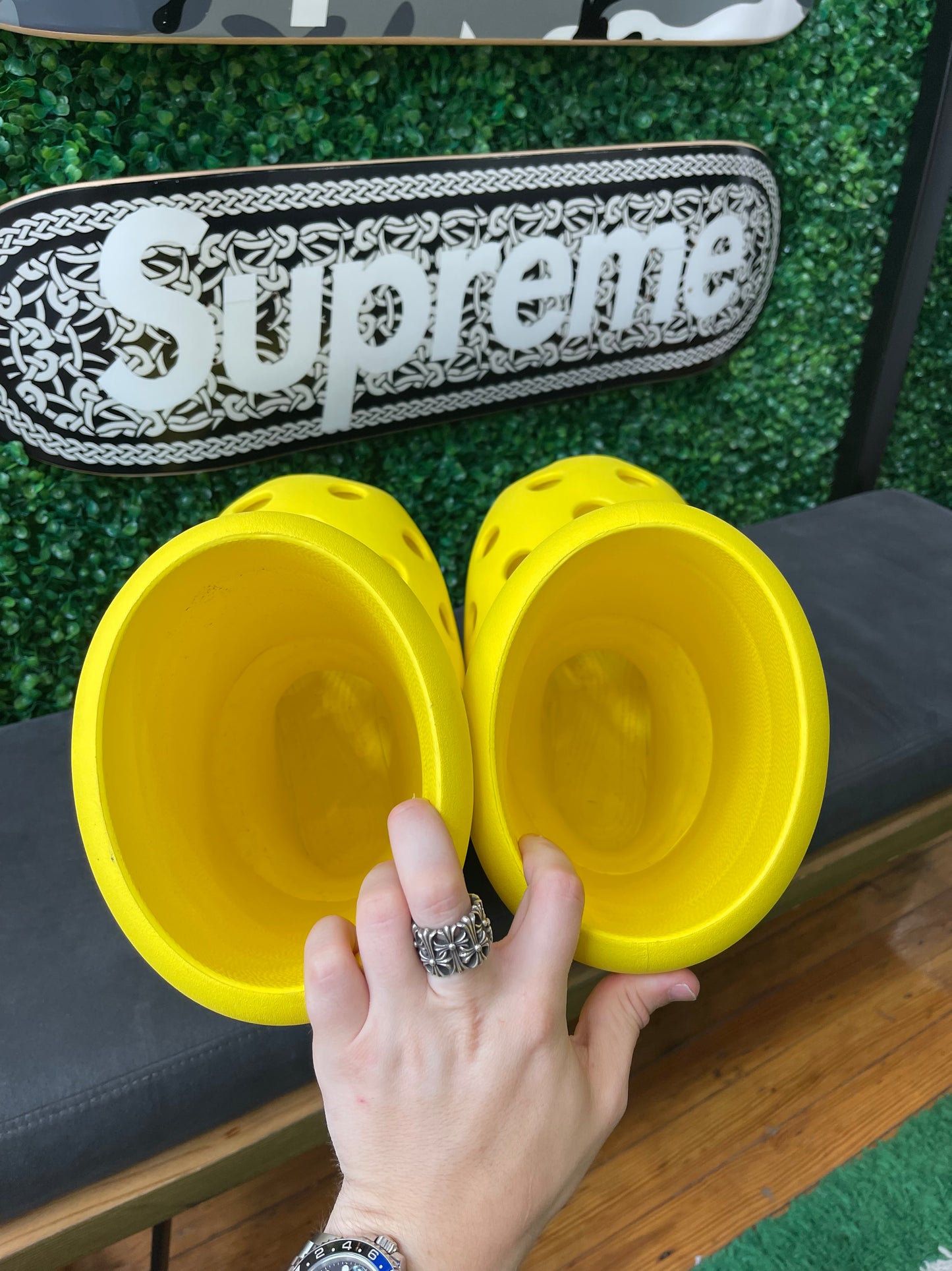 MSCHF x Crocs “Big Yellow Boots”