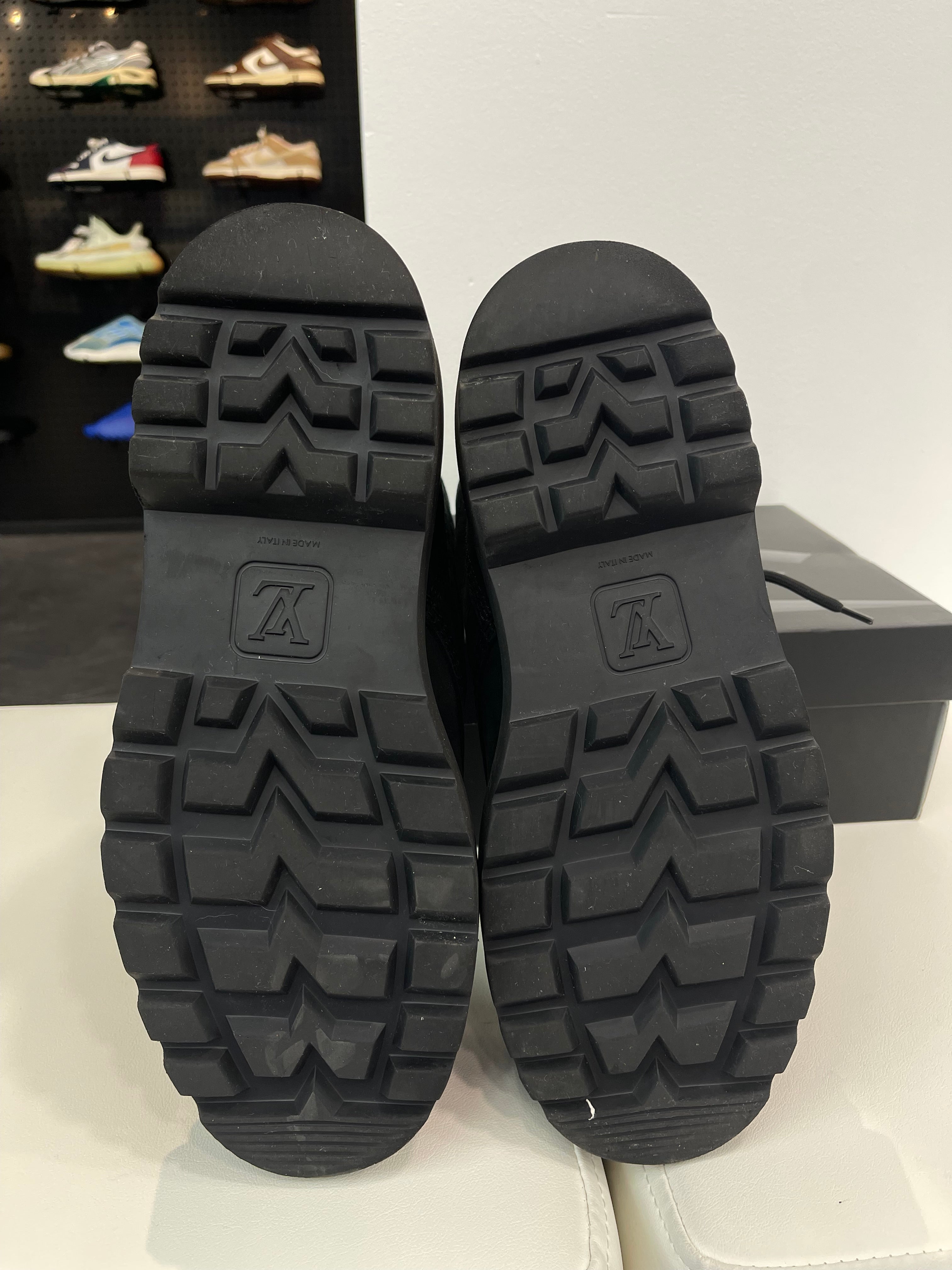 Louis Vuitton Monogram Ranger Boots “Black”