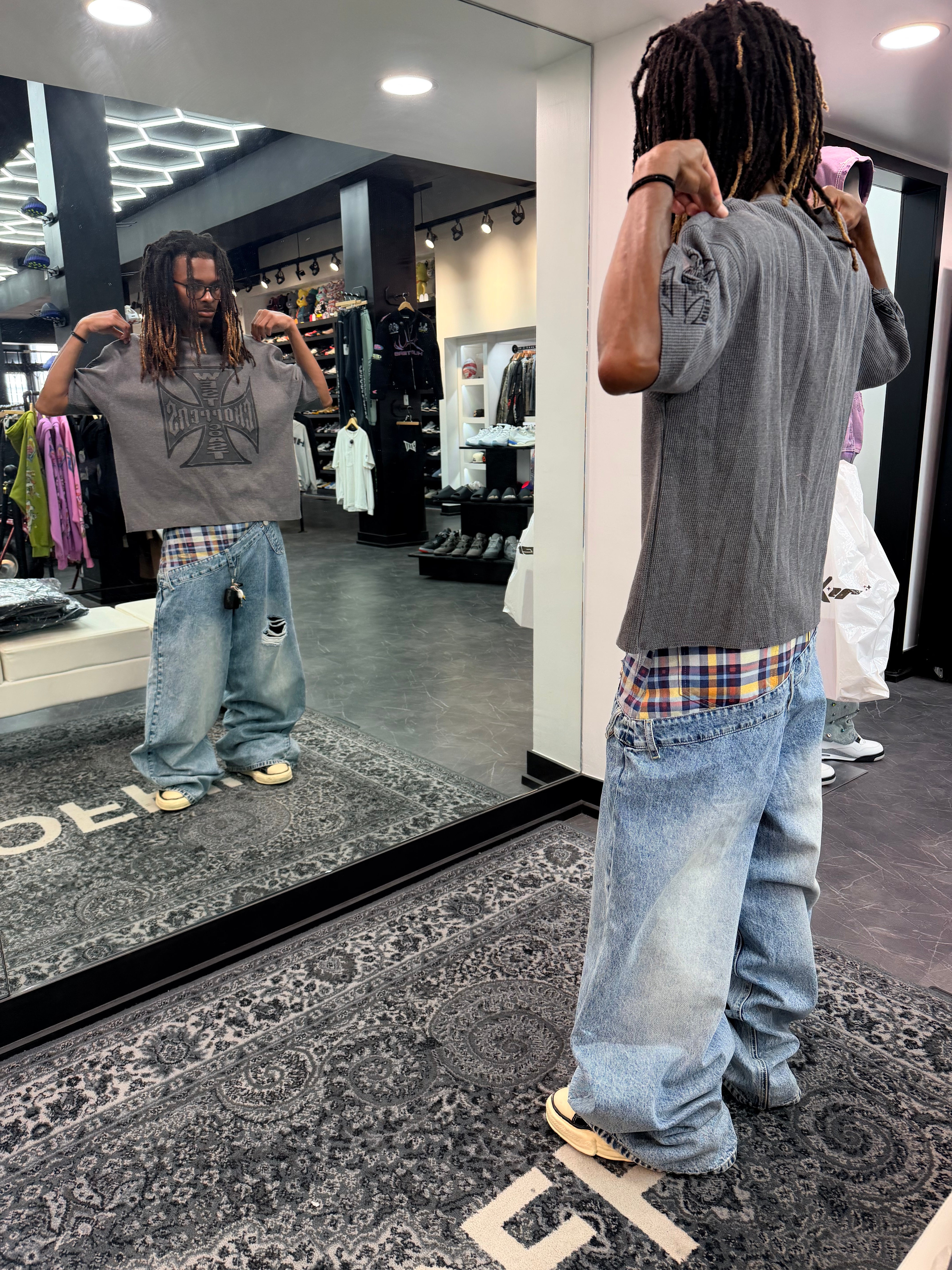 Misfit Mania Slanted Runway Denim