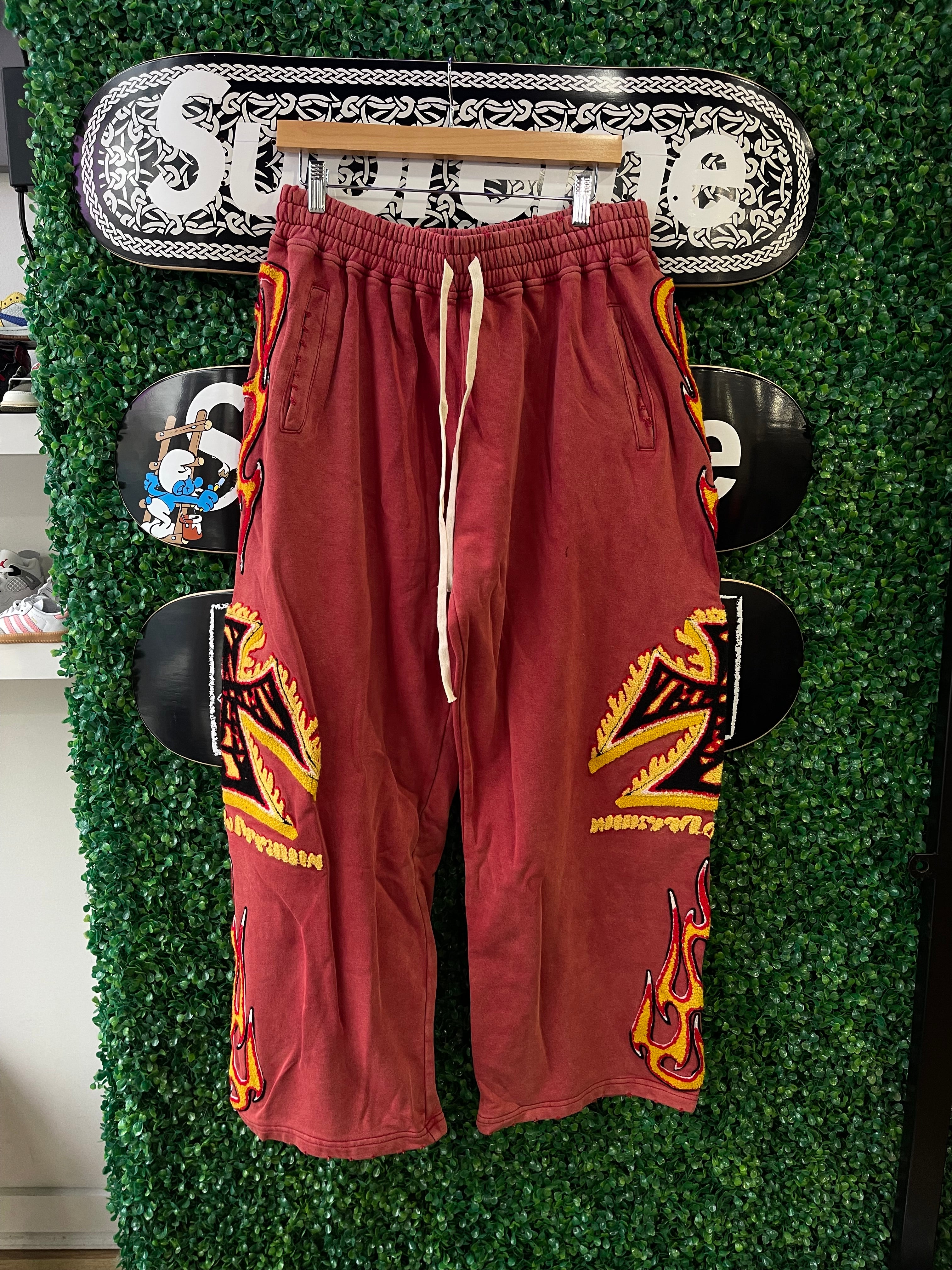 Vale Forever LA Flare Sweats “Red”