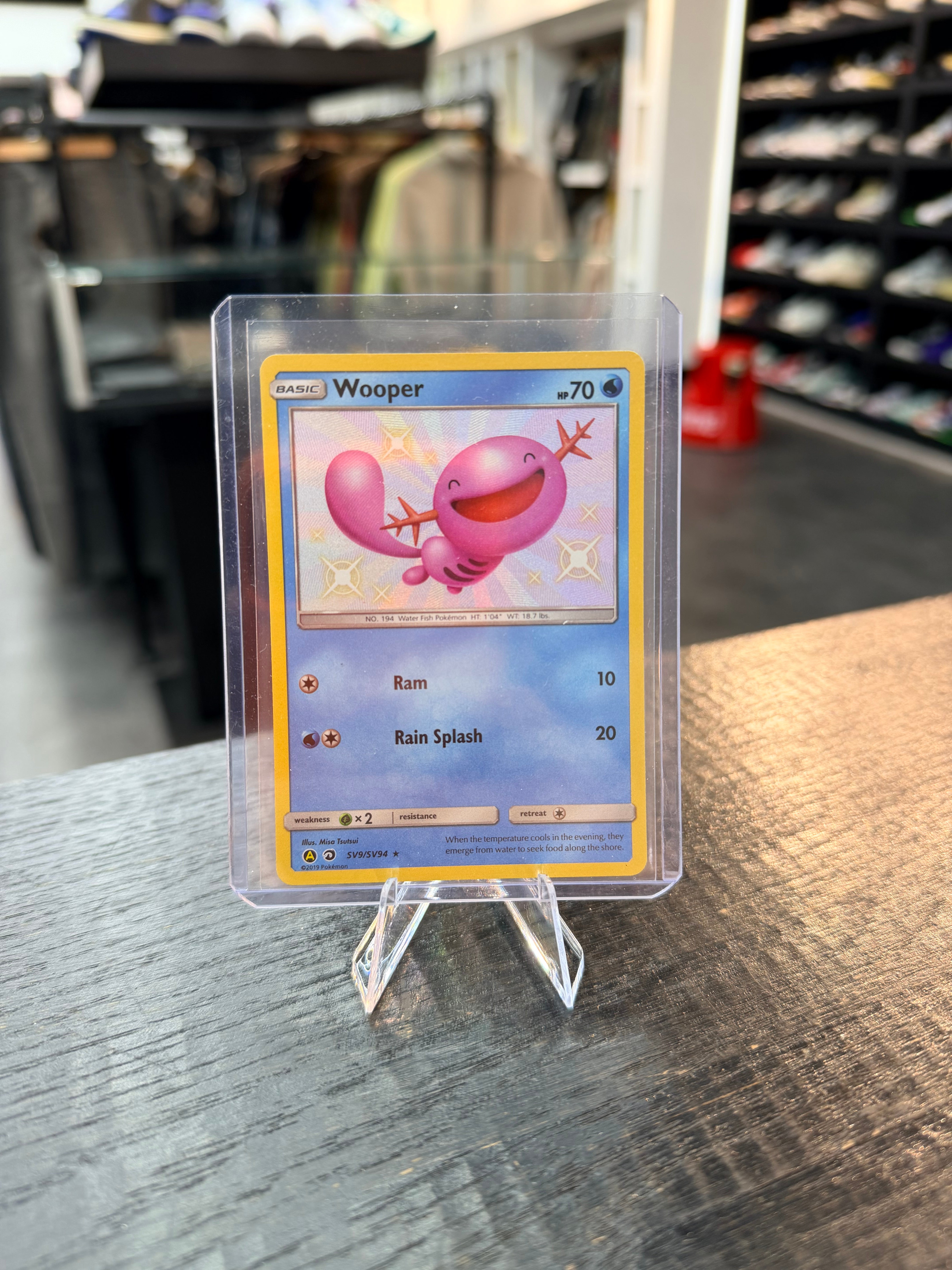 Wooper Shiny Holo SV9/SV94