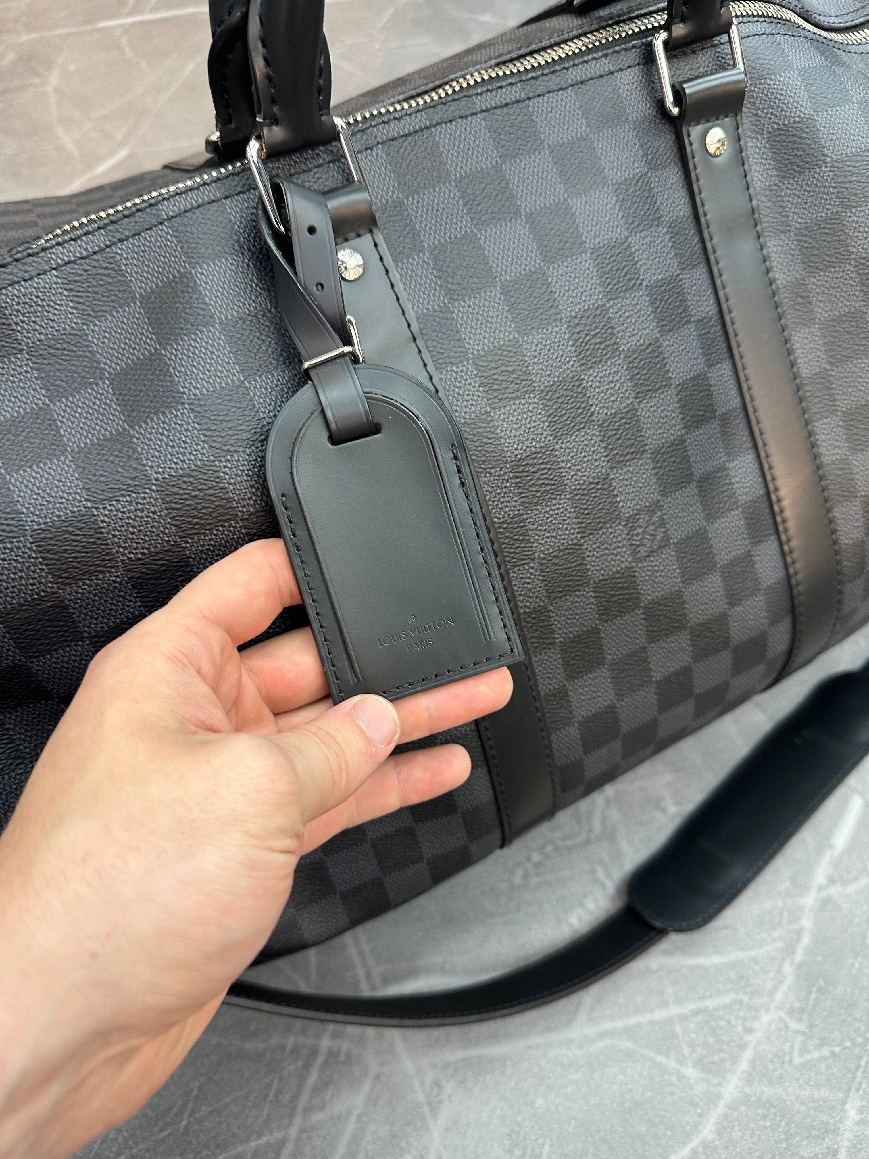 Louis Vuitton Black Monogram Duffel Bag