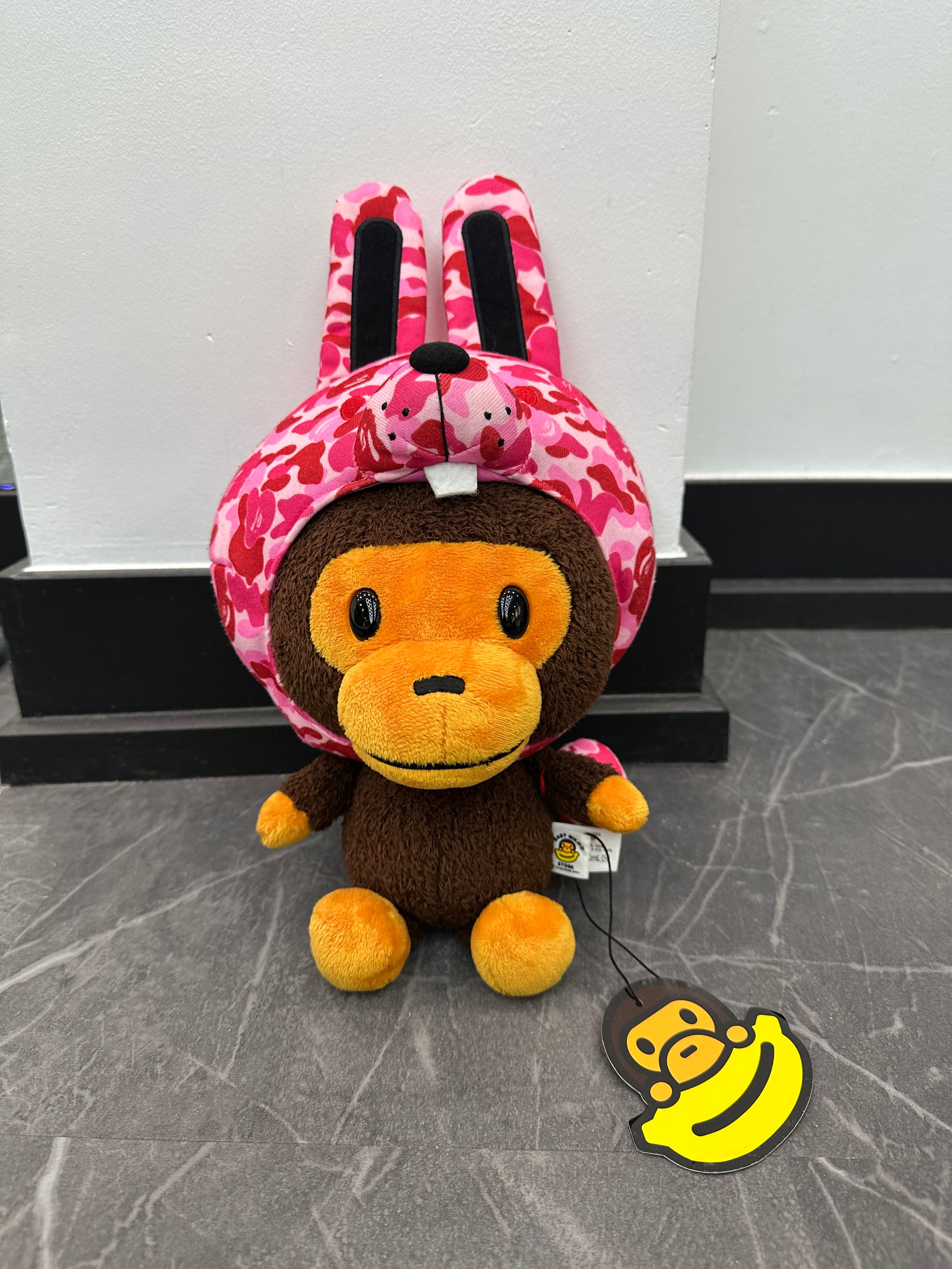 BAPE ABC Easter Bunny Hood Milo Plush