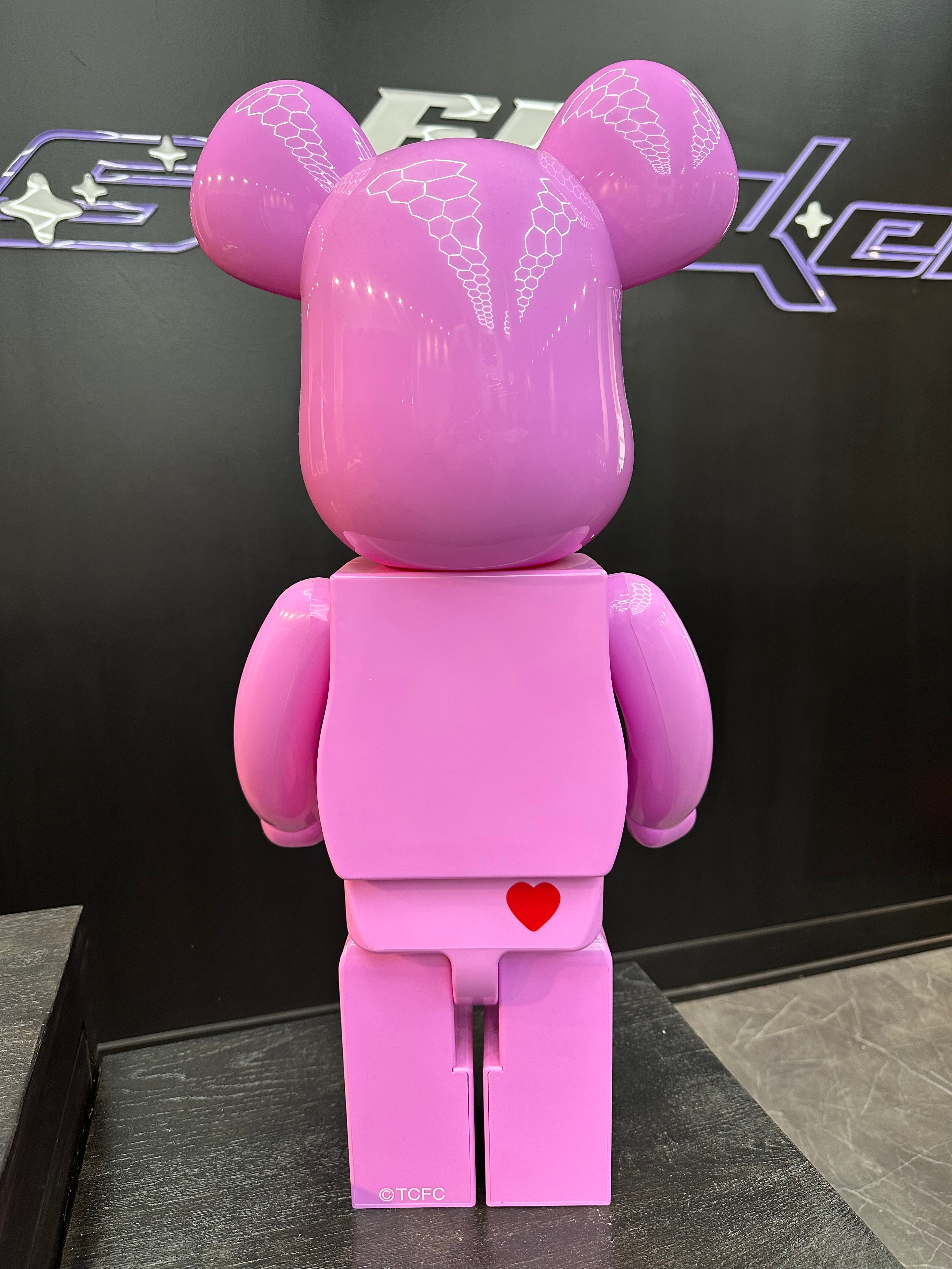 BearBrick 1000% “Care Bear Purple”