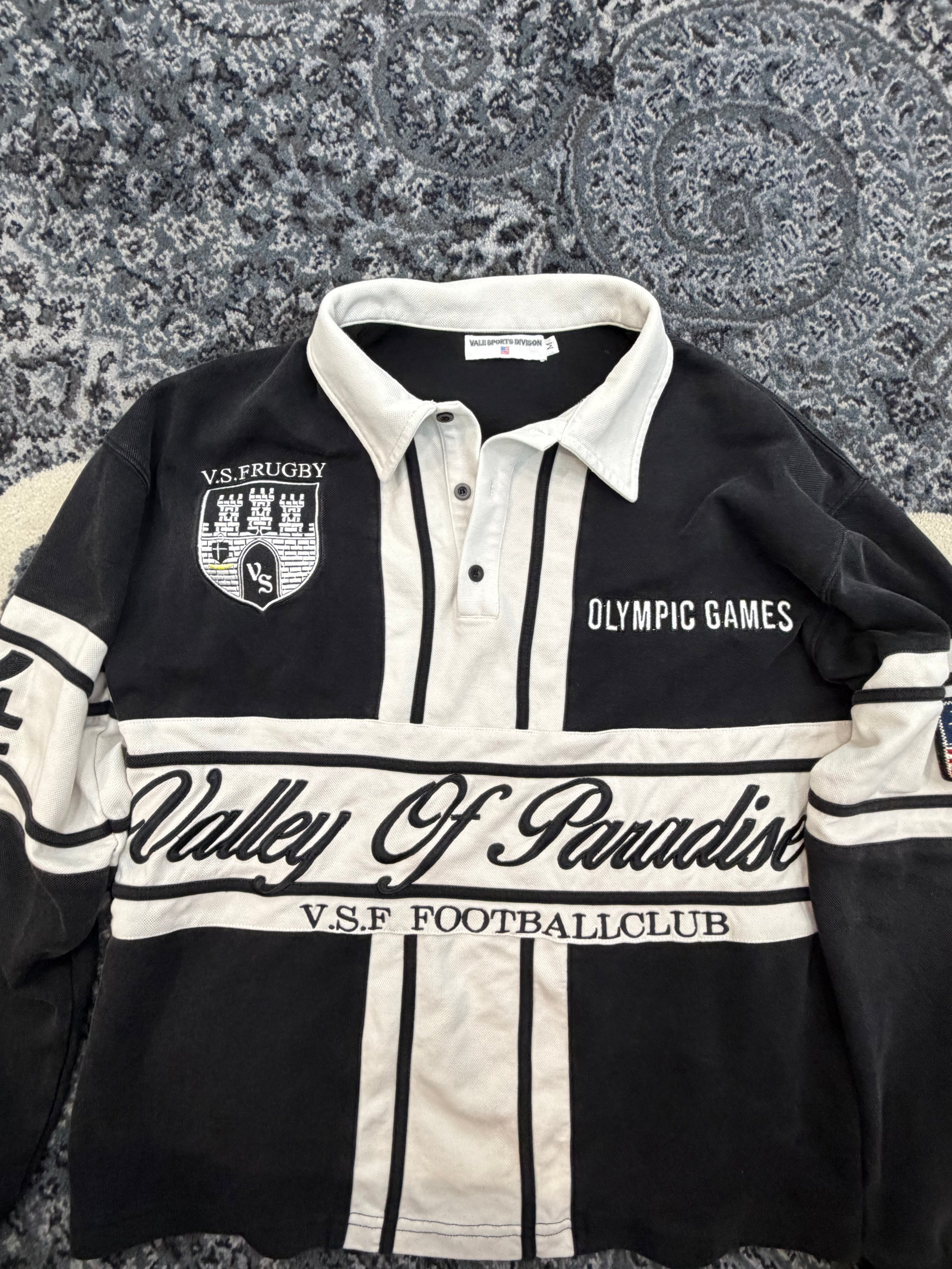 Vale Polo Longsleeve Black “Paradise”