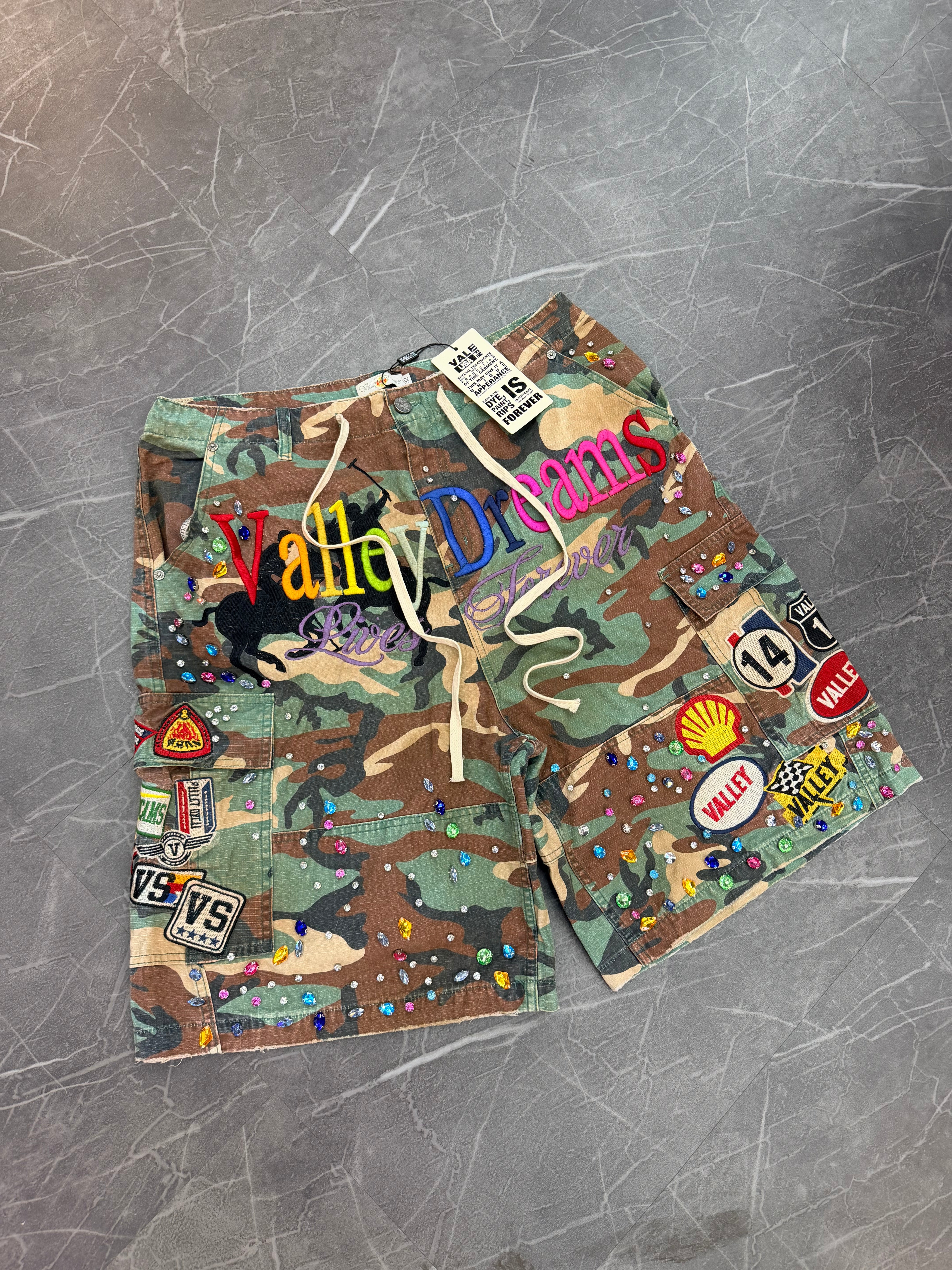 Vale Forever DIY Camo Jorts