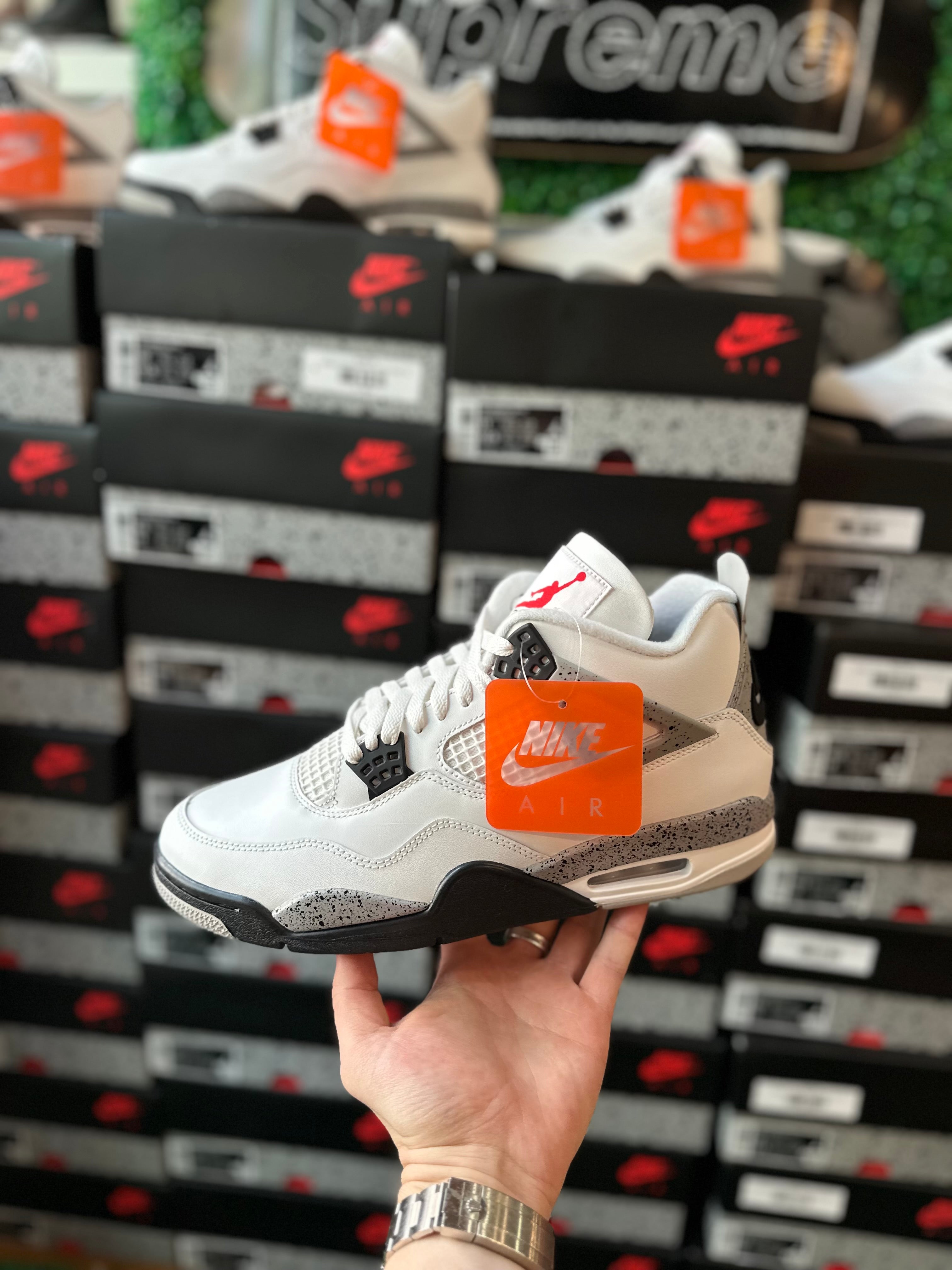 Jordan 4 “White Cement” (2025)
