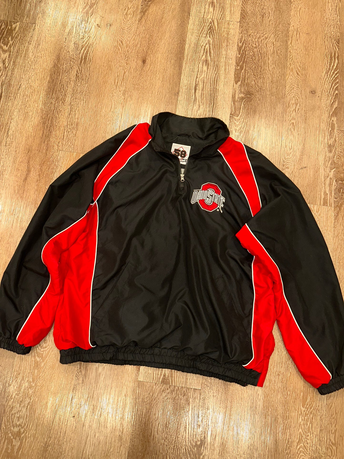 Vintage Ohio State Pullover Windbreaker Jacket 58 Sports (XXL)