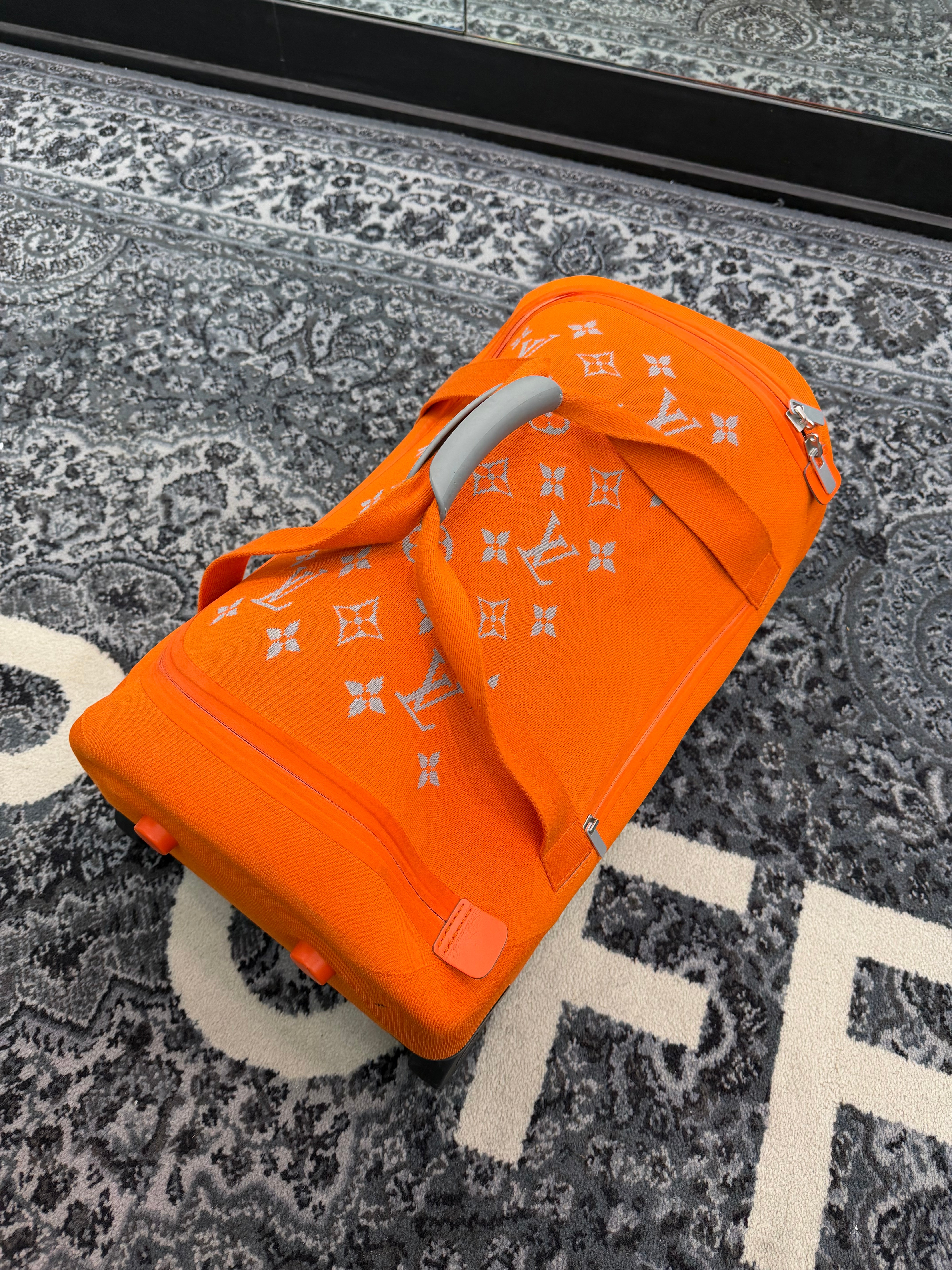 Louis Vuitton Horizon Duffle / Suit Case Soft Orange