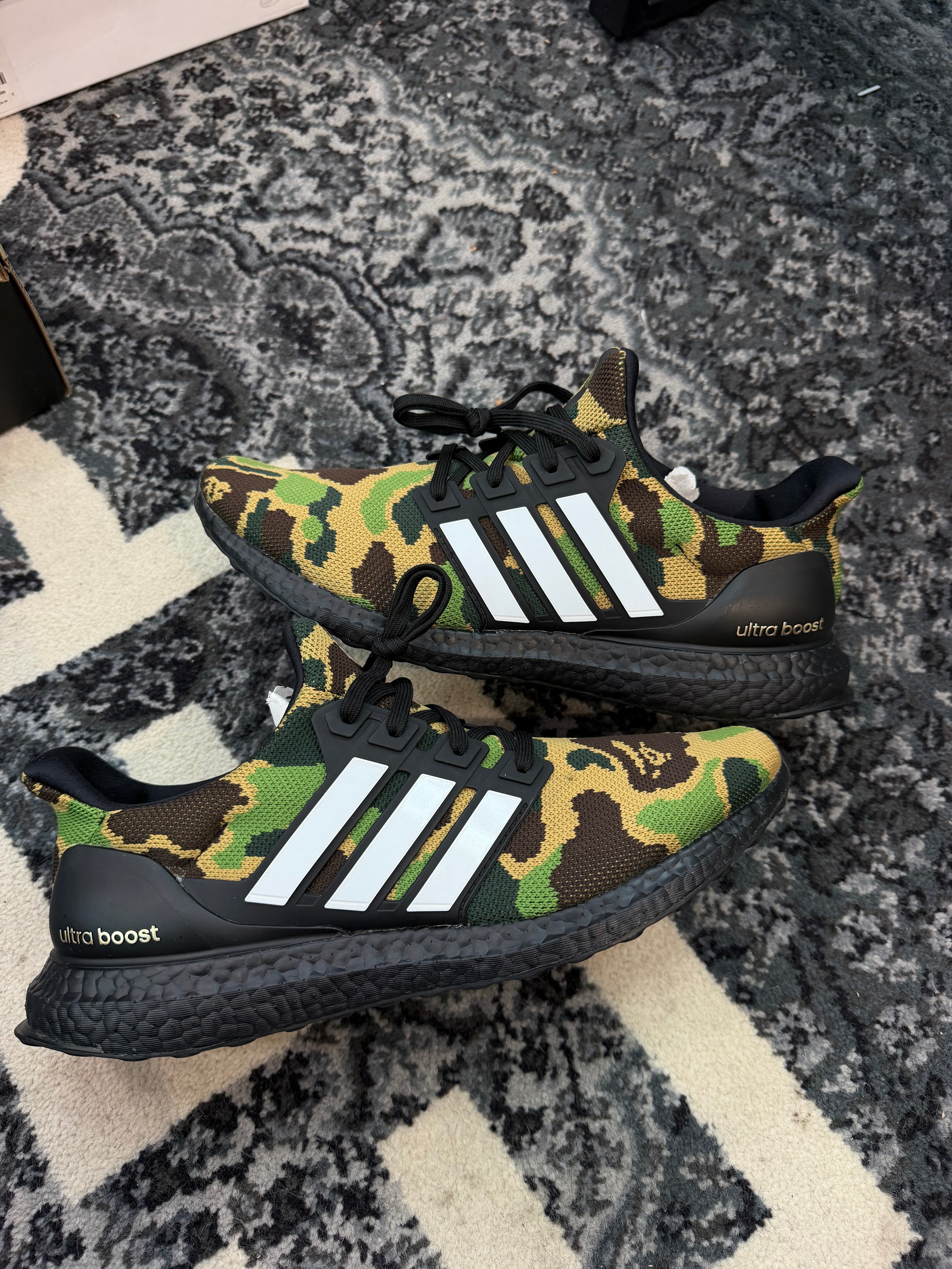 Adidas Ultra Boost x Bape “Green Camo”