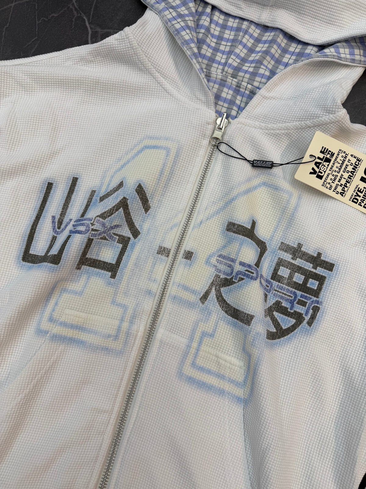 Vale Forever Reverso Thermal Zip Hoodie Blue