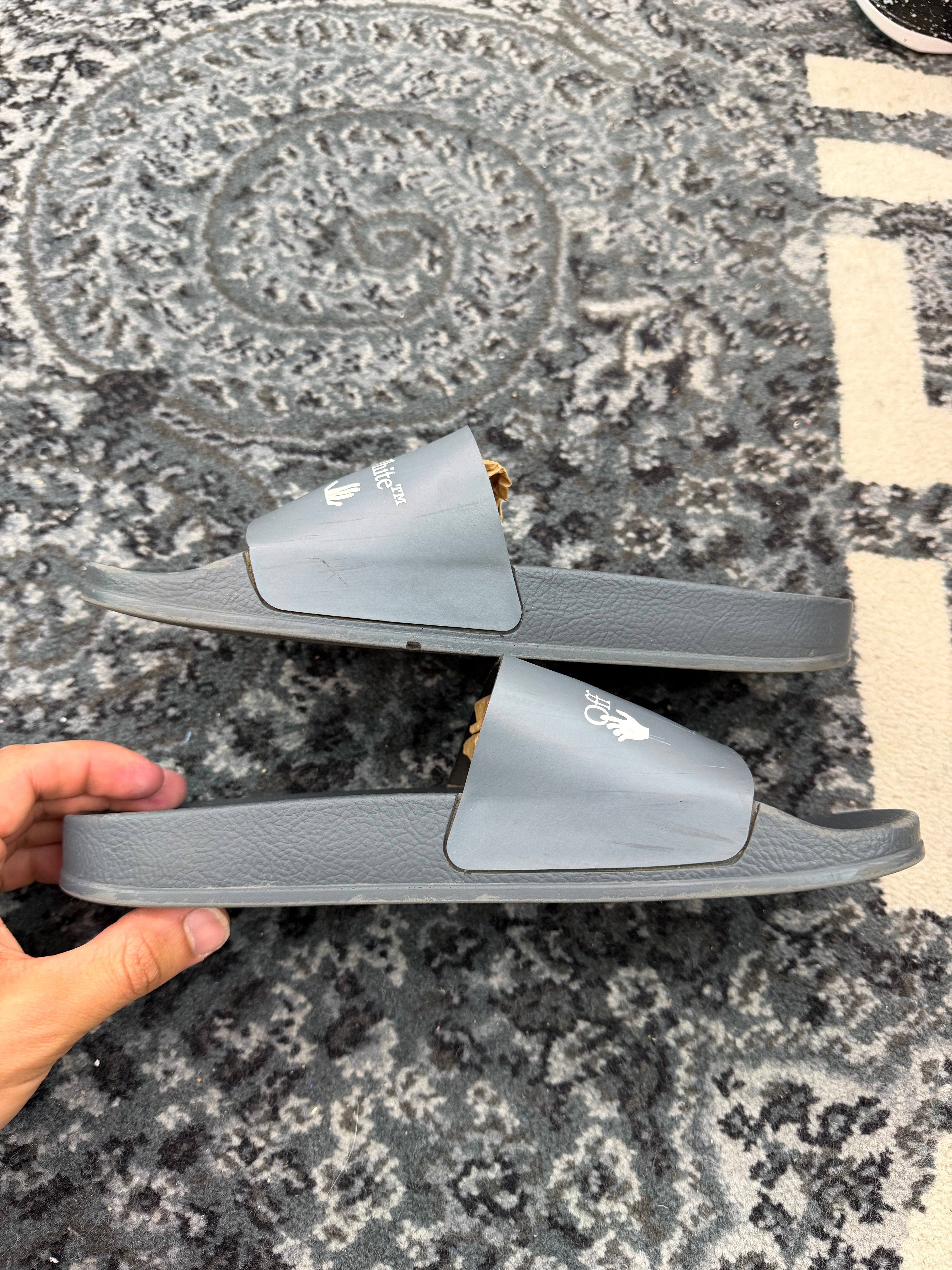 Off White Slides “Grey”