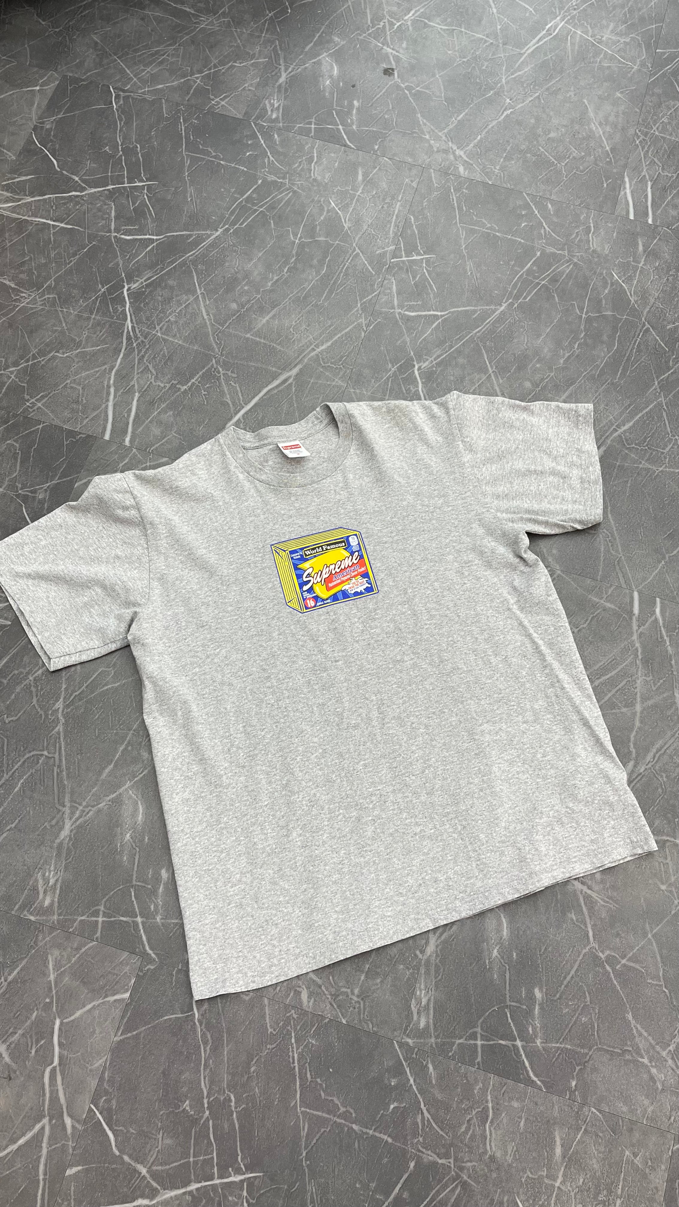 Supreme Cheese Tee “Heather Grey”