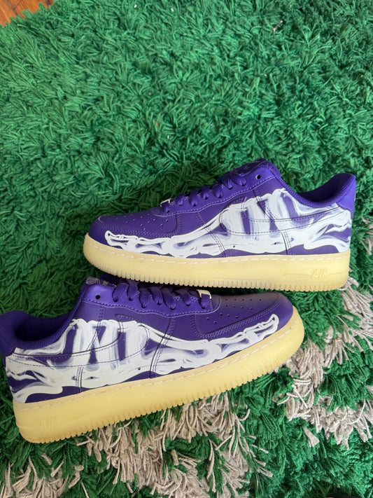 Nike Air Force 1 Low “Purple Skeleton”