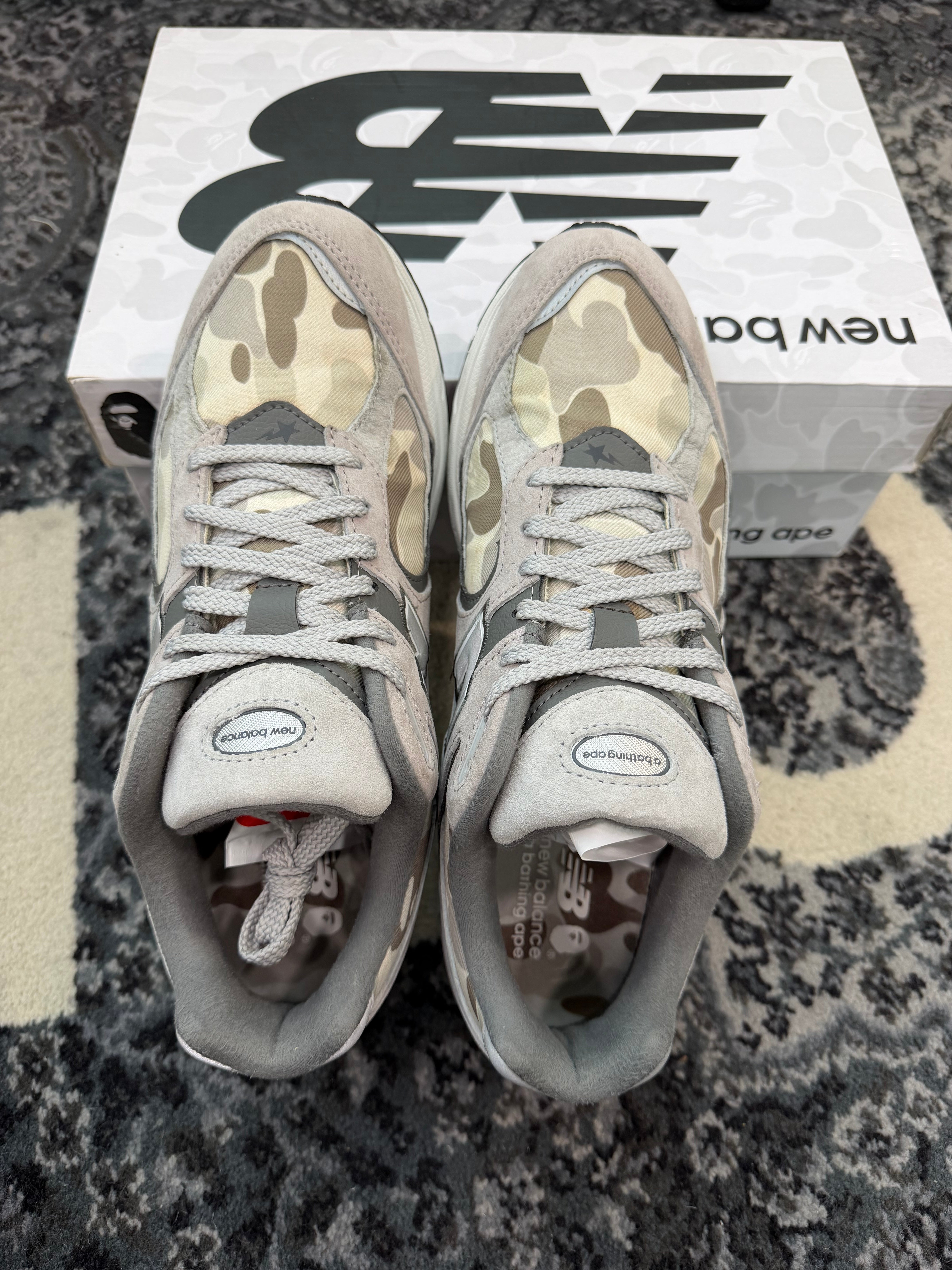 New Balance 2002r x Bape “Grey Camo”