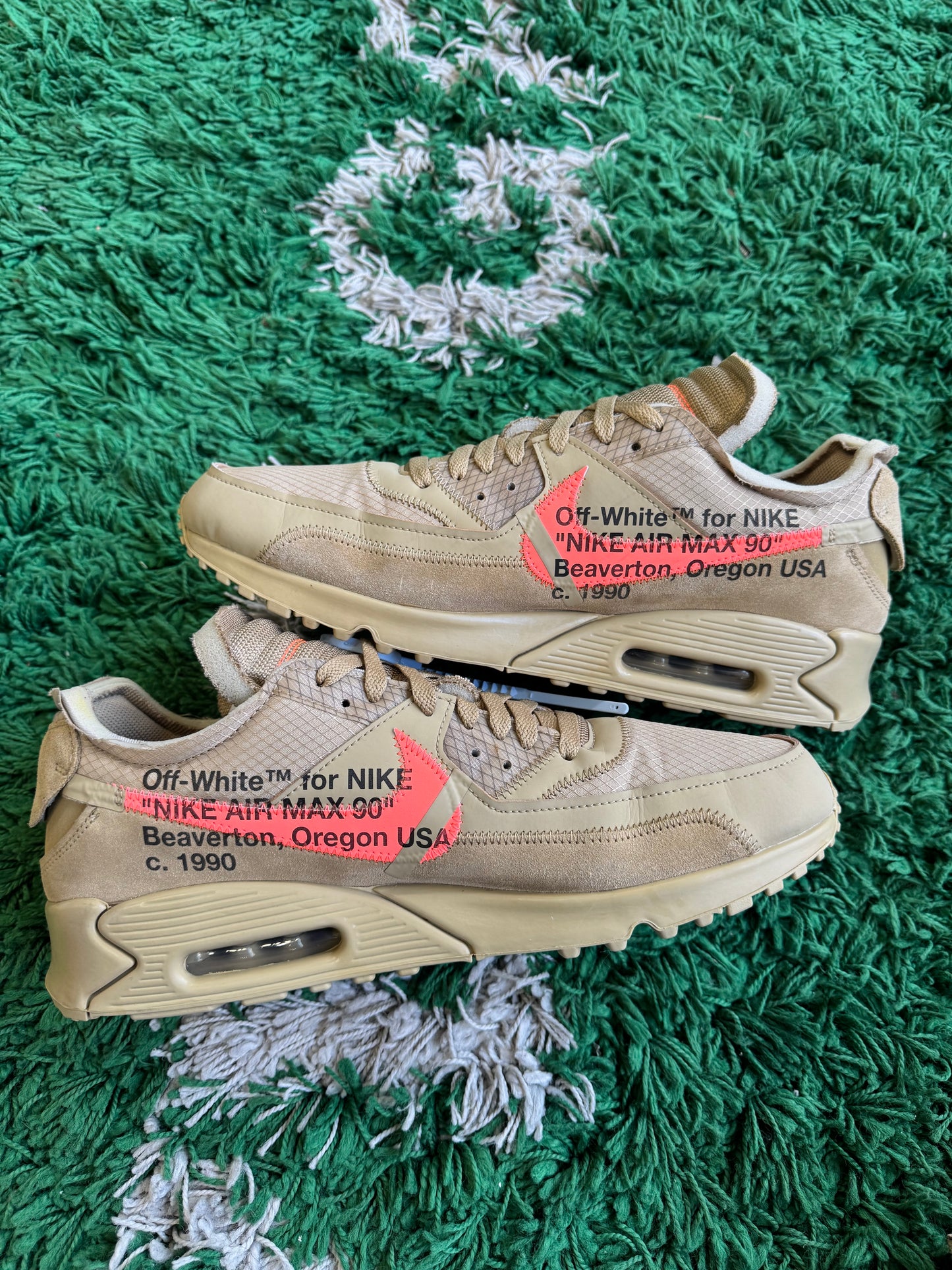 Nike Air Max 90 x Off White “Desert Ore”