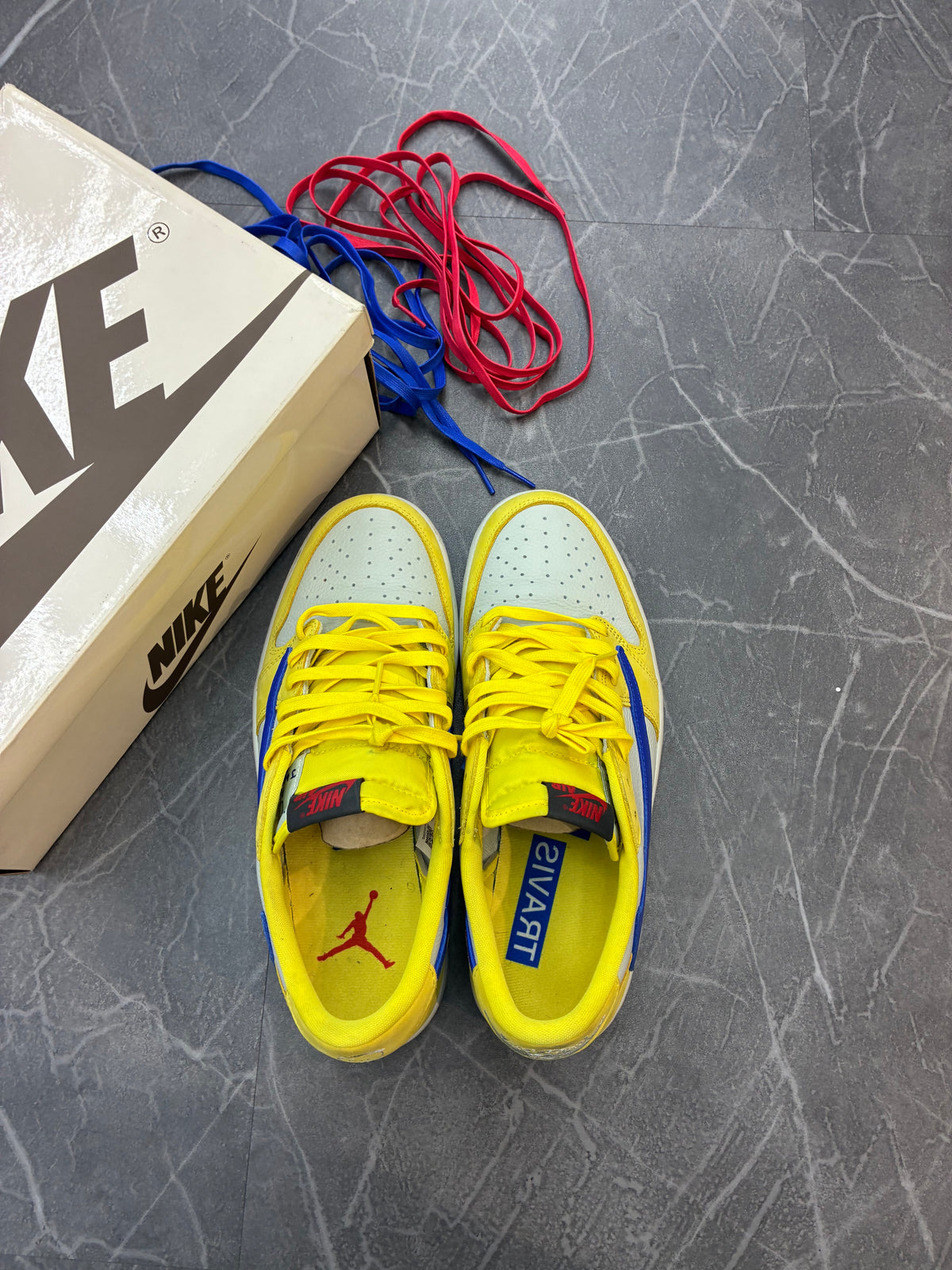 Travis Scott Jordan 1 Low “Canary”