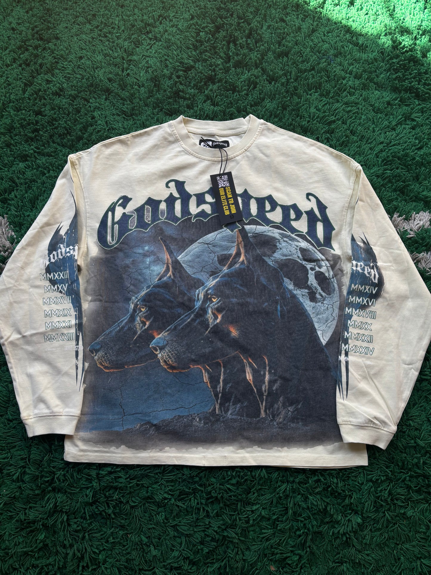 Godspeed Doberman Long Sleeve “Cream”