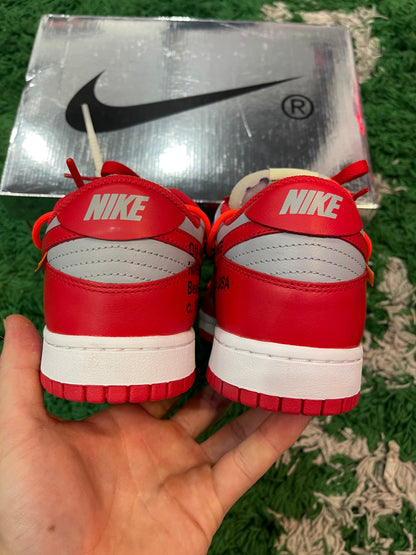Nike Dunk Low x Off White “University Red”