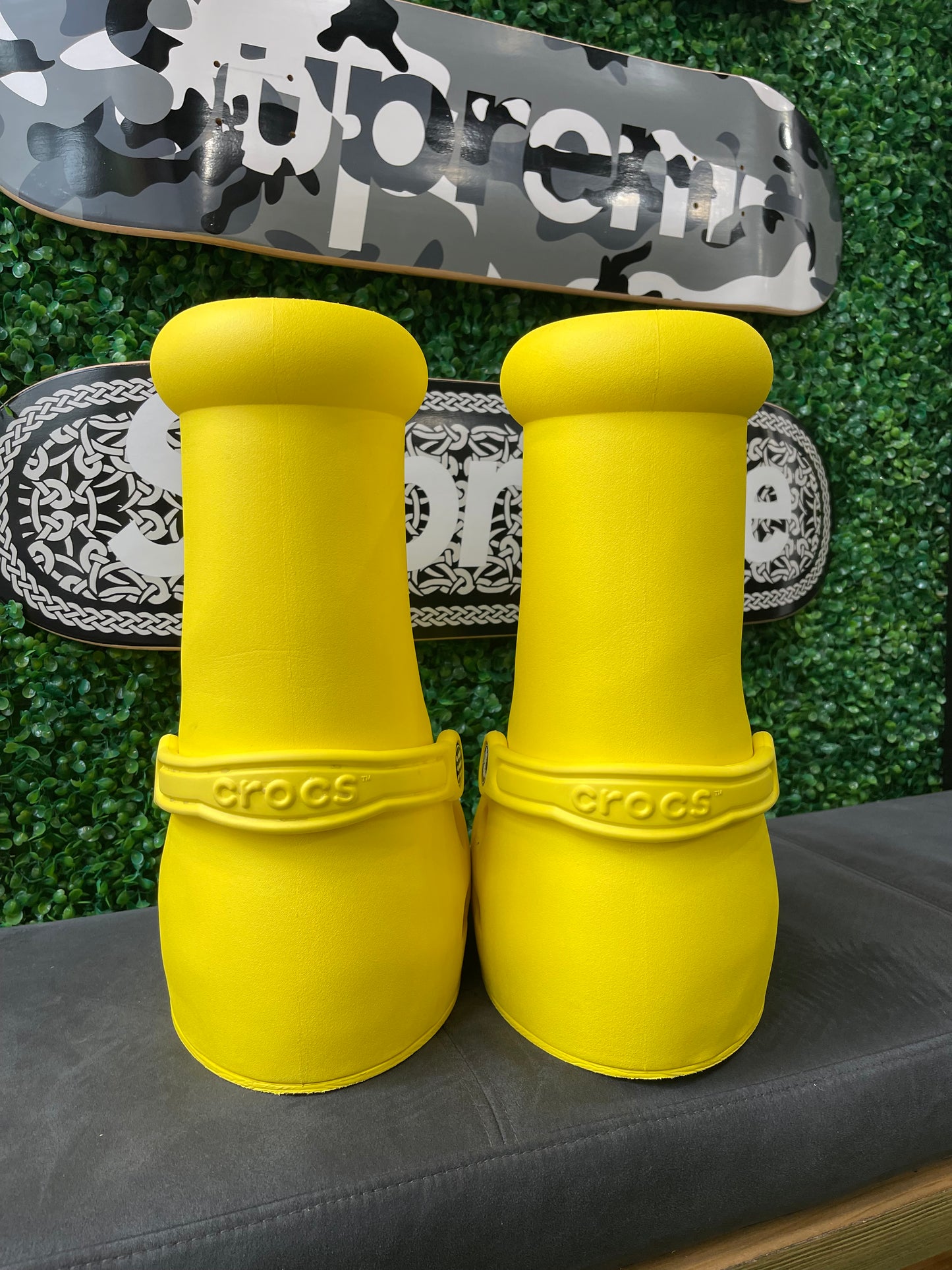 MSCHF x Crocs “Big Yellow Boots”