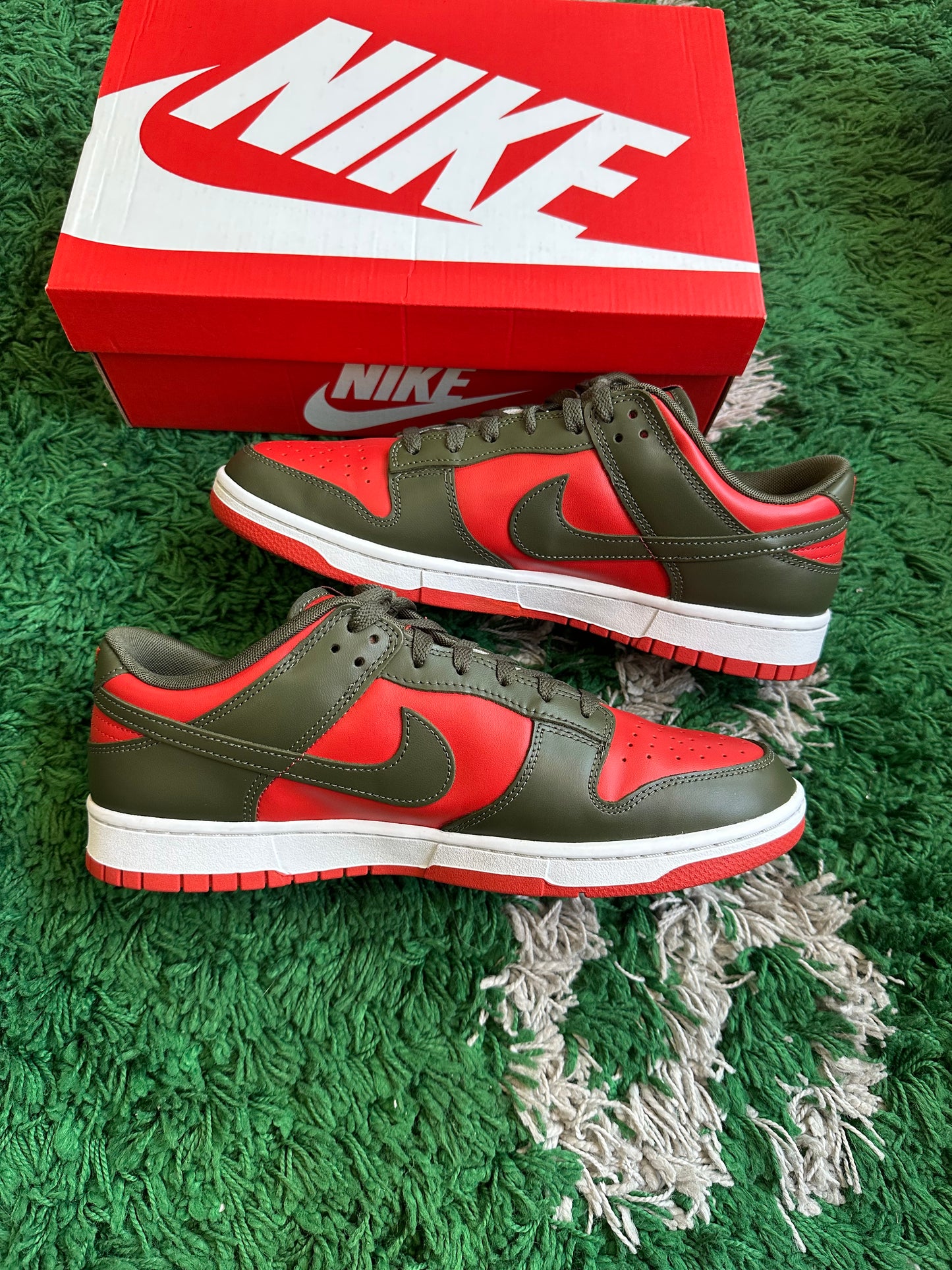 Nike Dunk Low “Mystic Red Cargo Khaki”