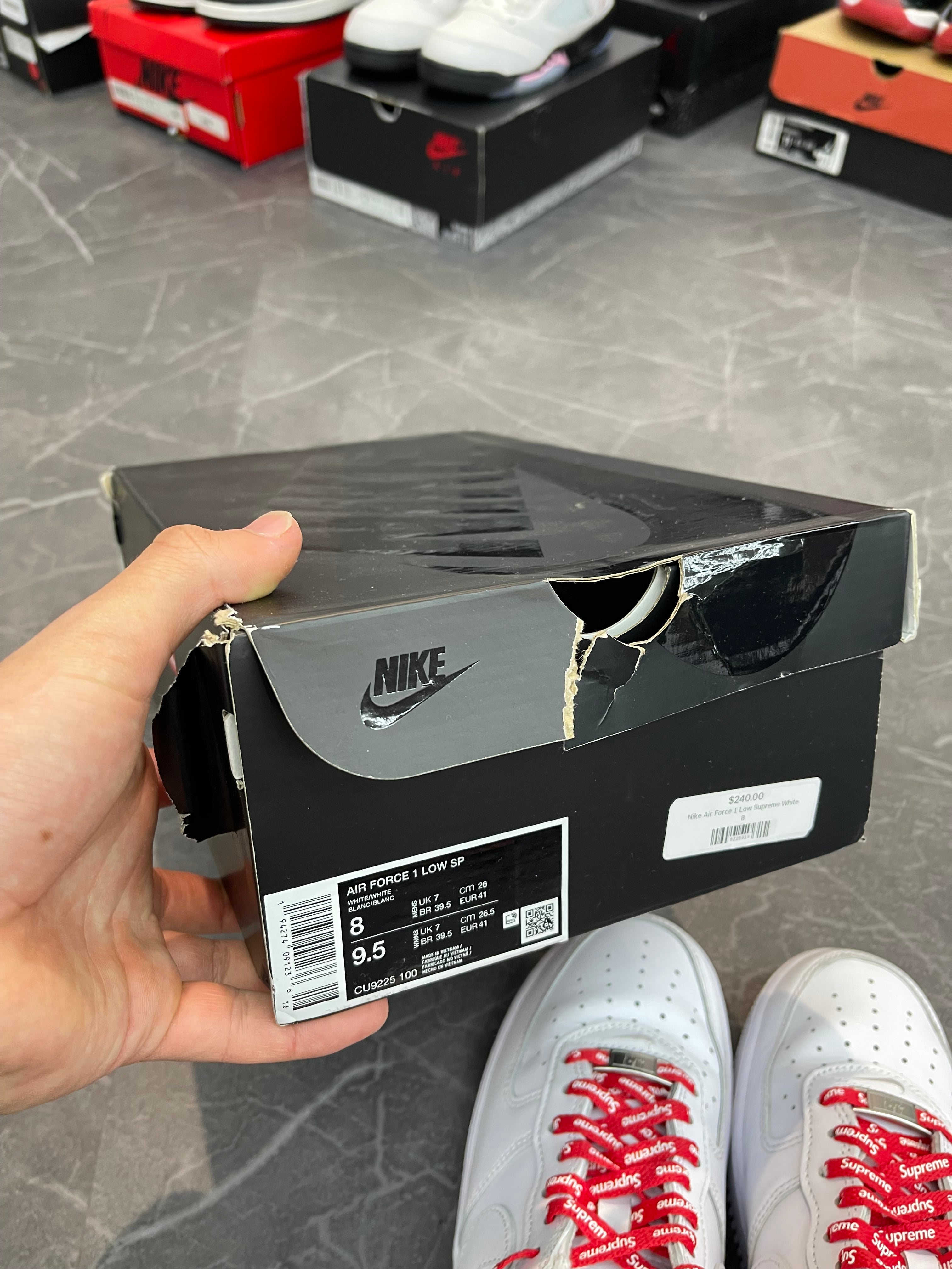 Nike Air Force 1 Low Supreme “White”