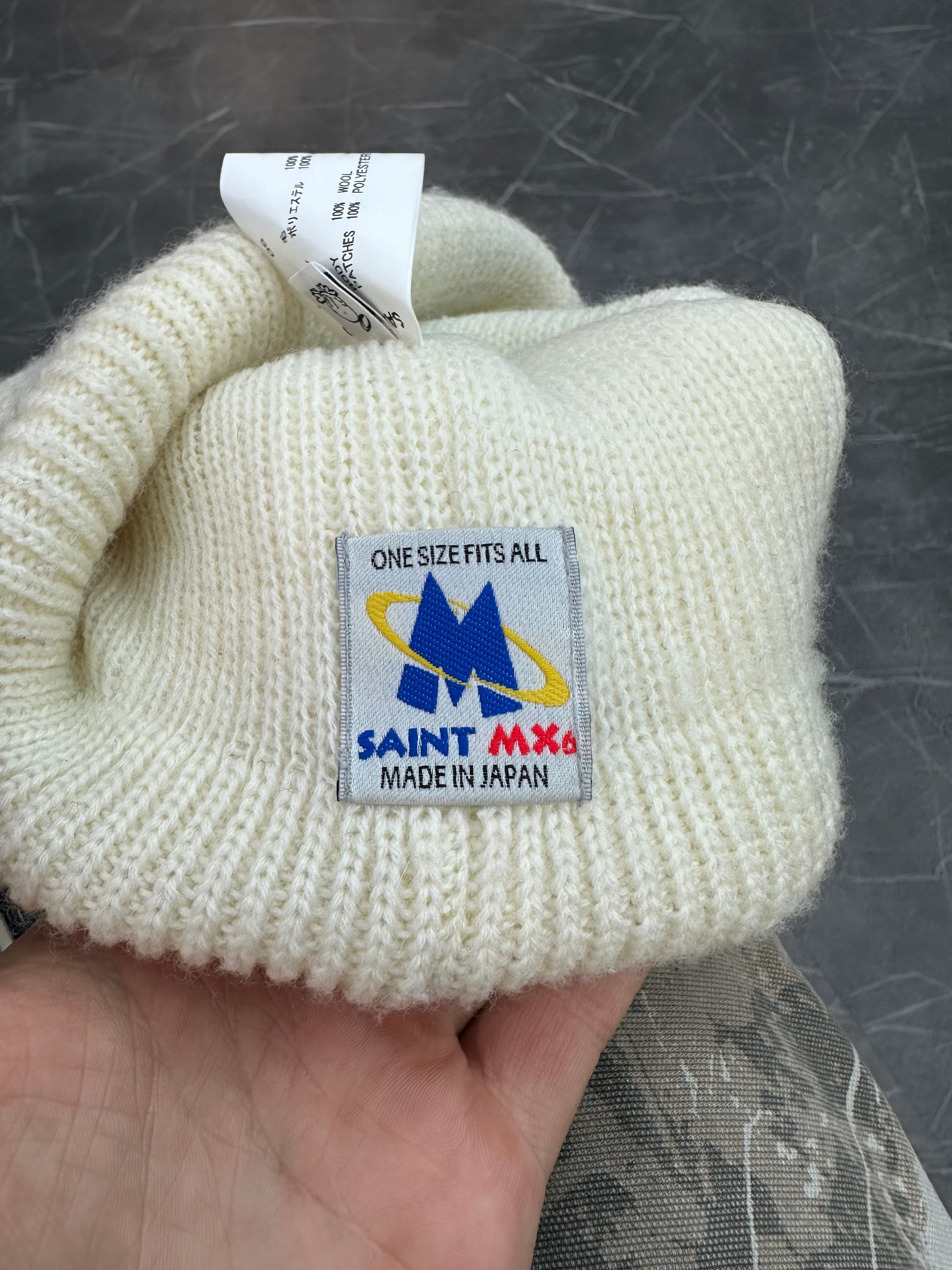 Saint Michael Cream Knitted Beanie 26SS