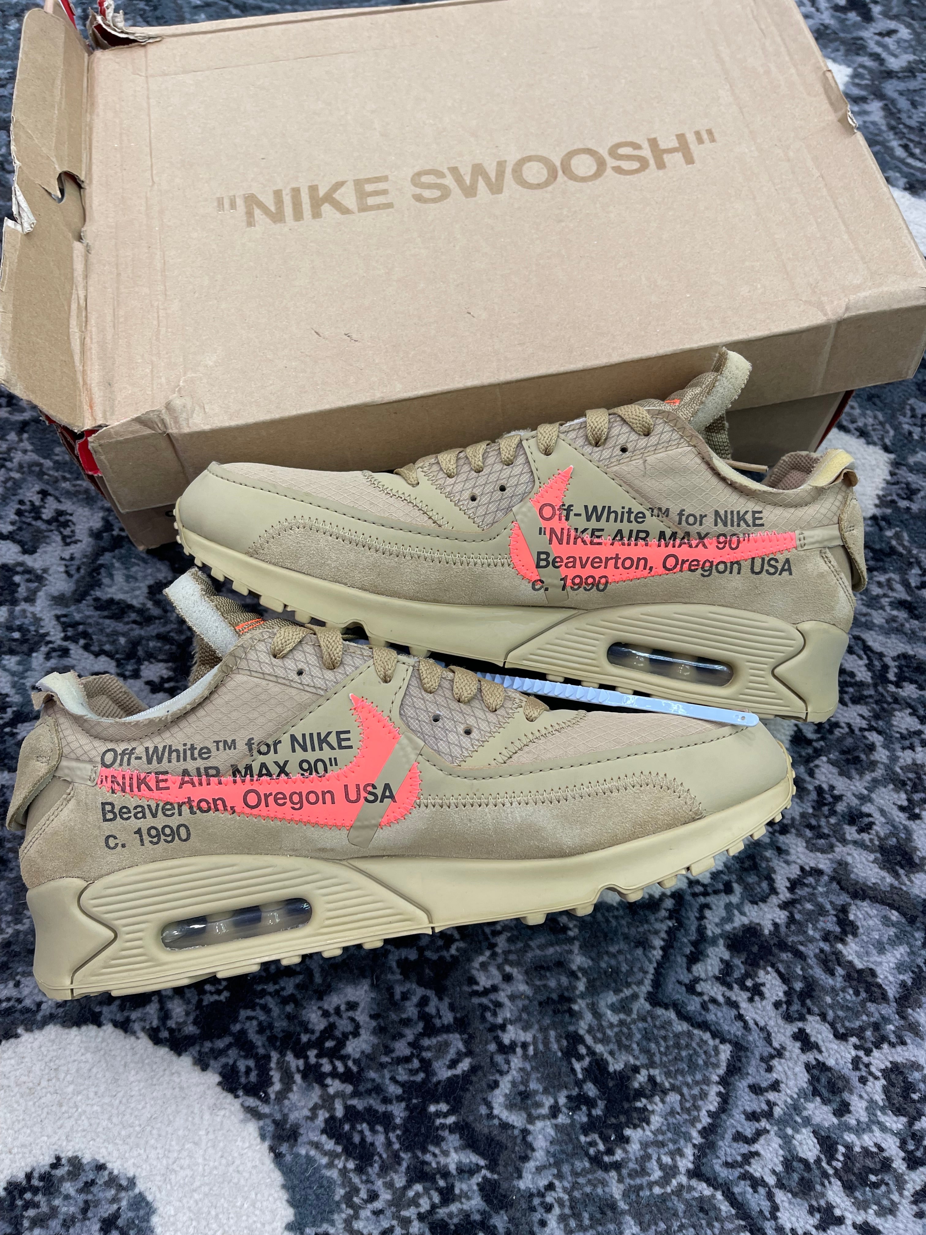 Nike x Off White Air Max 90 “Desert Ore”