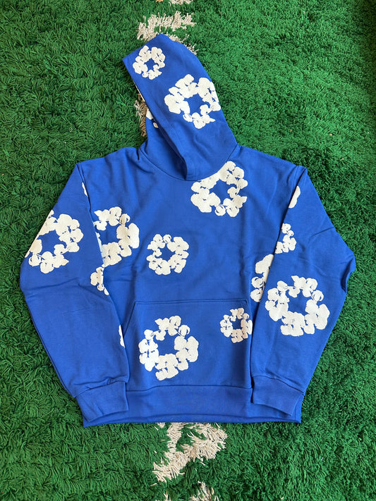 Denim Tears Cotton Wreath Hoodie “Blue”