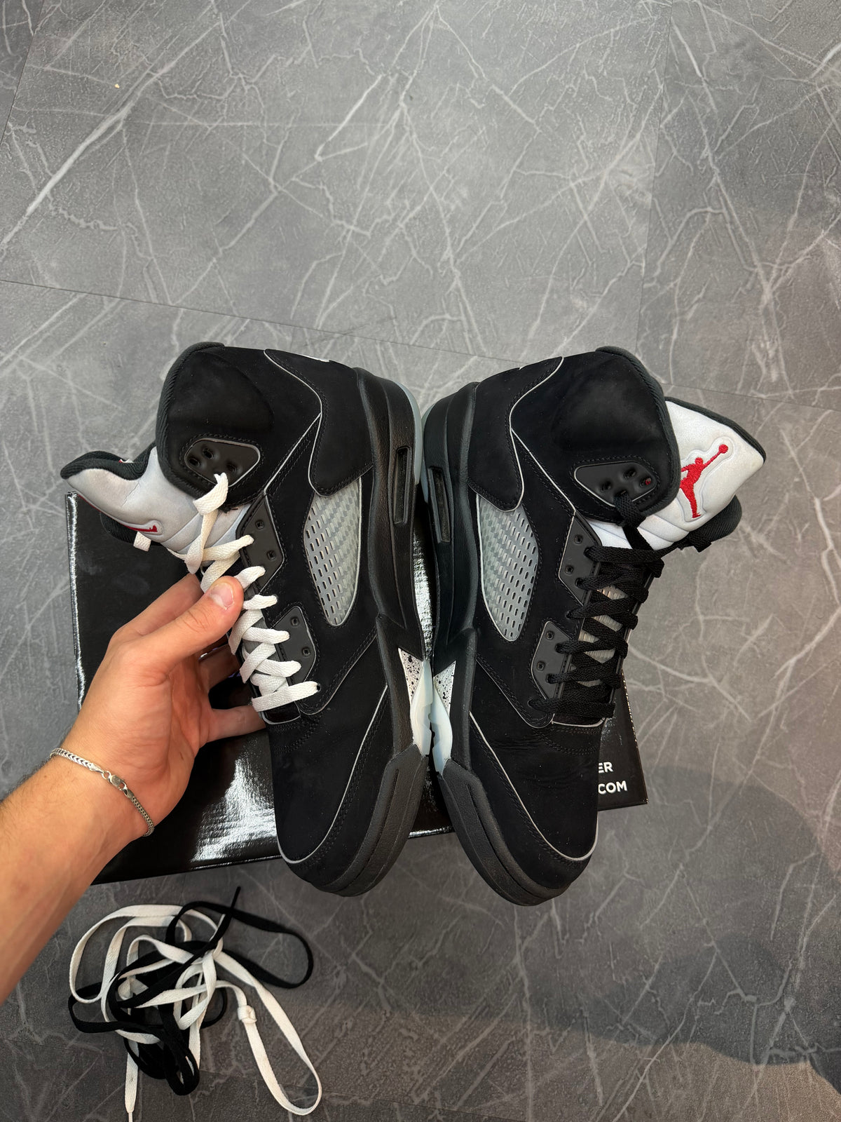 Jordan 5 Black Metallic Reimagined