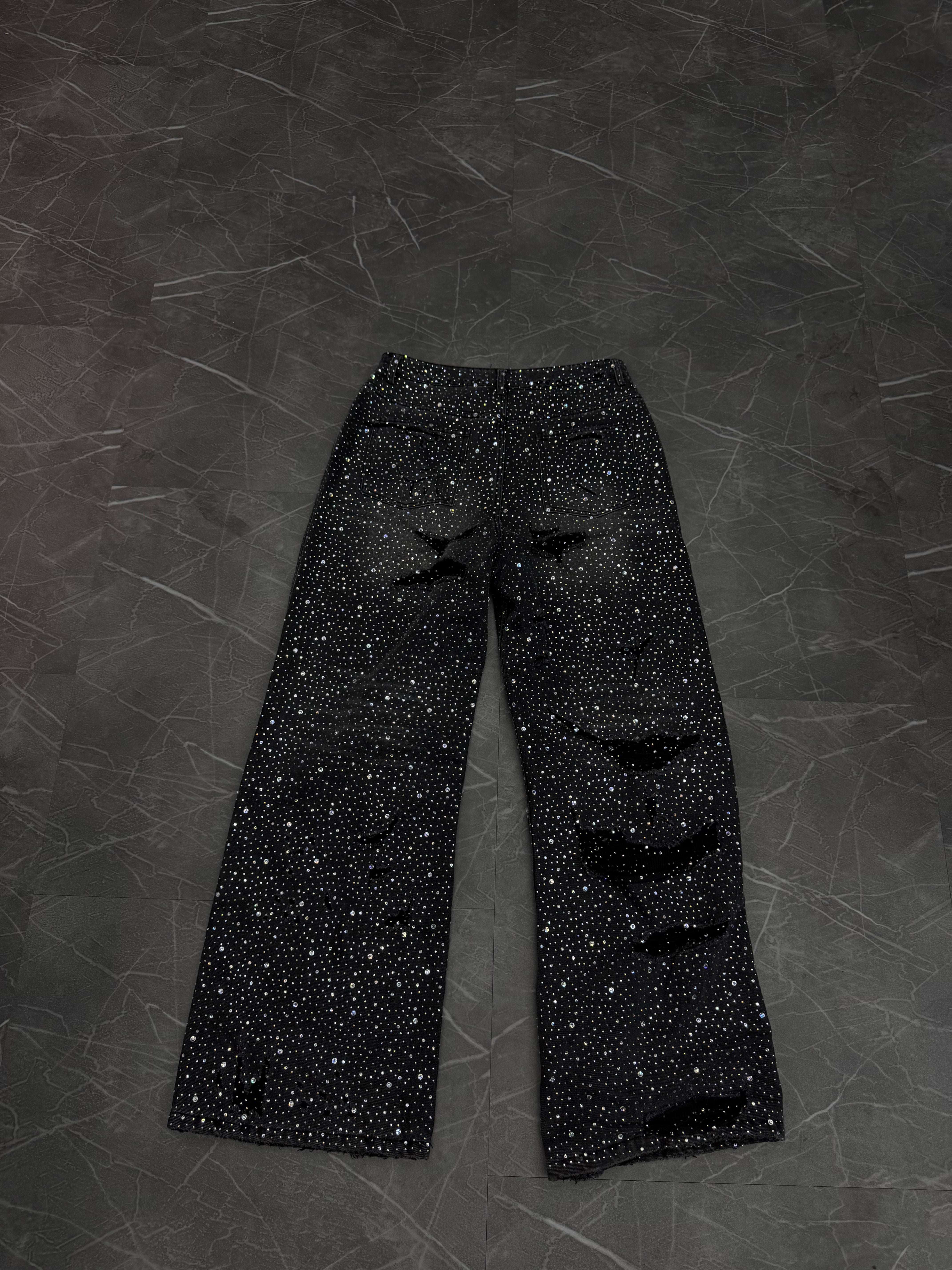 Vale Ripped Jeans “Bedazzled”