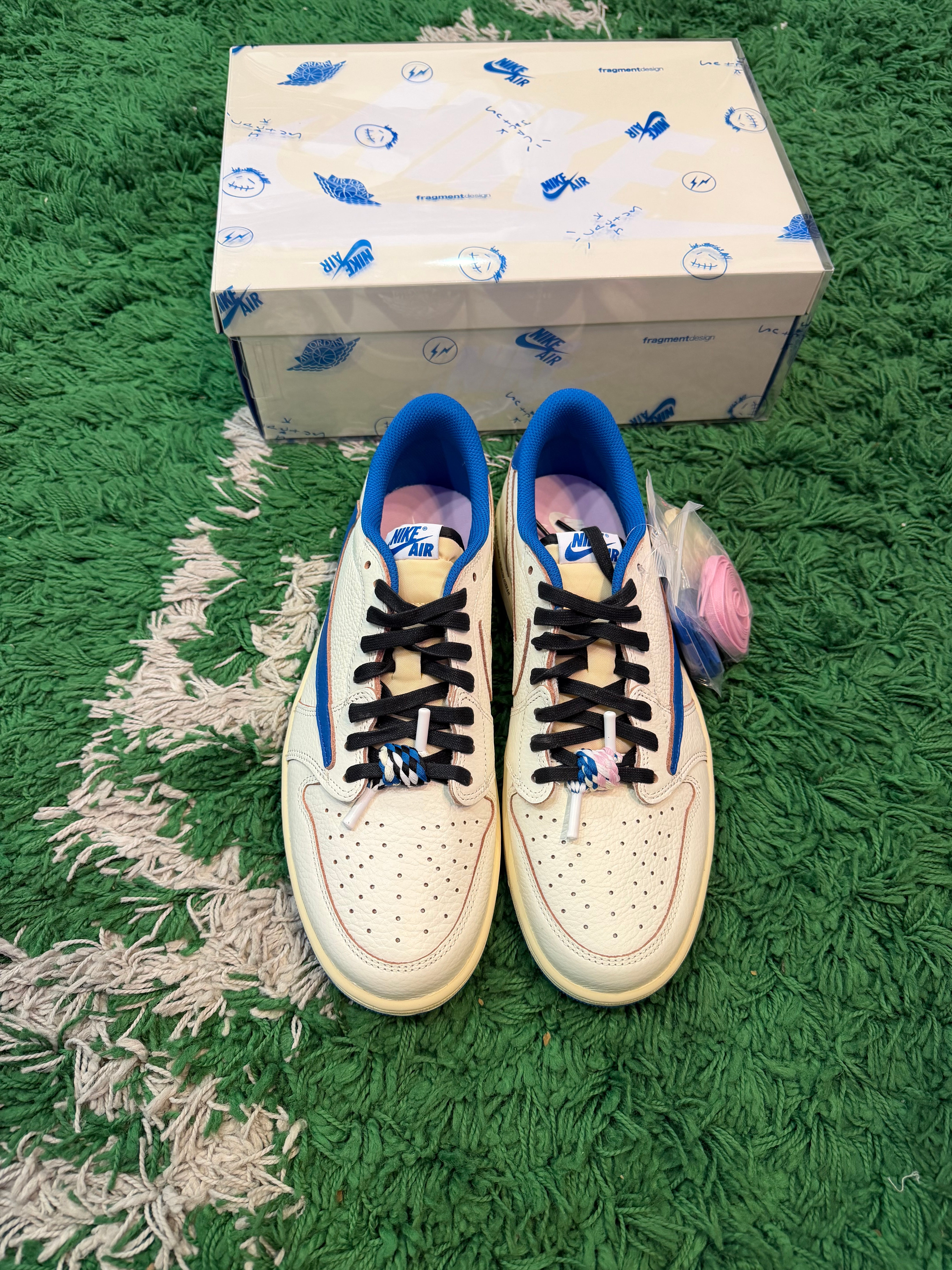 Jordan 1 Low x Travis Scott Fragment “Military Blue”