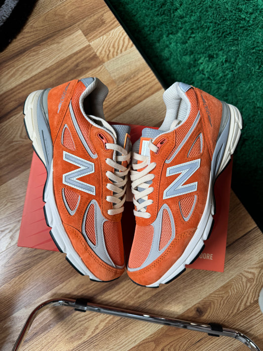 New Balance 990v4 “MiUSA Aime Leon Dore Red Clay”