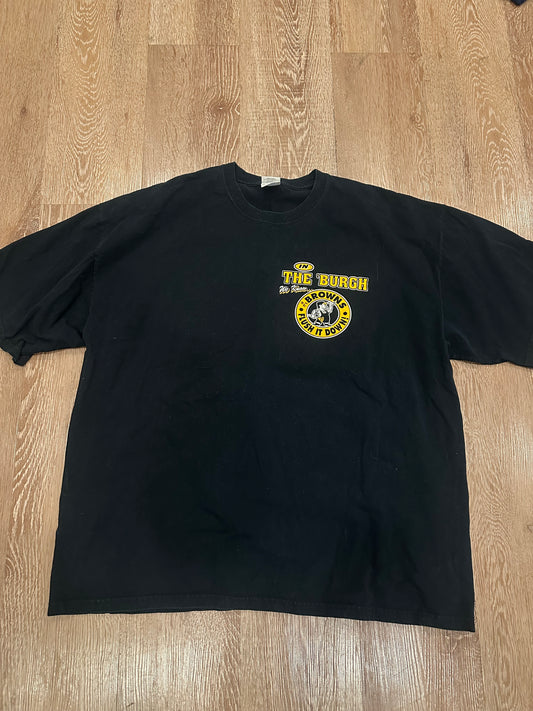 Pittsburg Steelers Tee “Flush it Down Browns” (2XL)