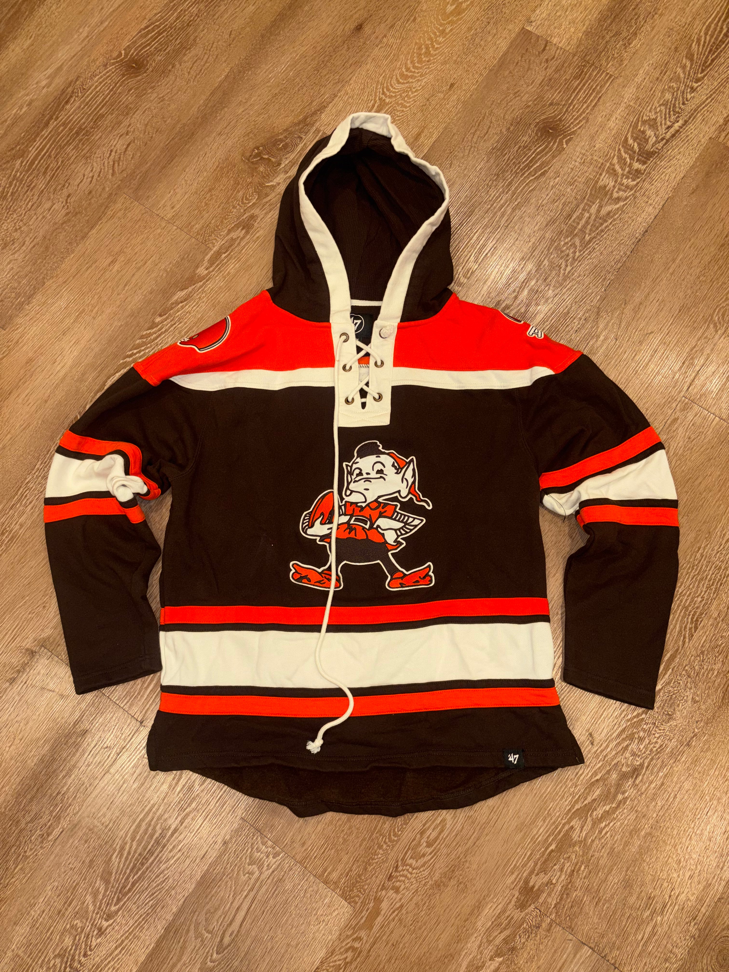 Cleveland Browns Lace Up Hoodie (M)