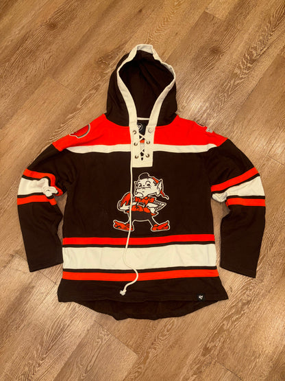 Cleveland Browns Lace Up Hoodie (M)