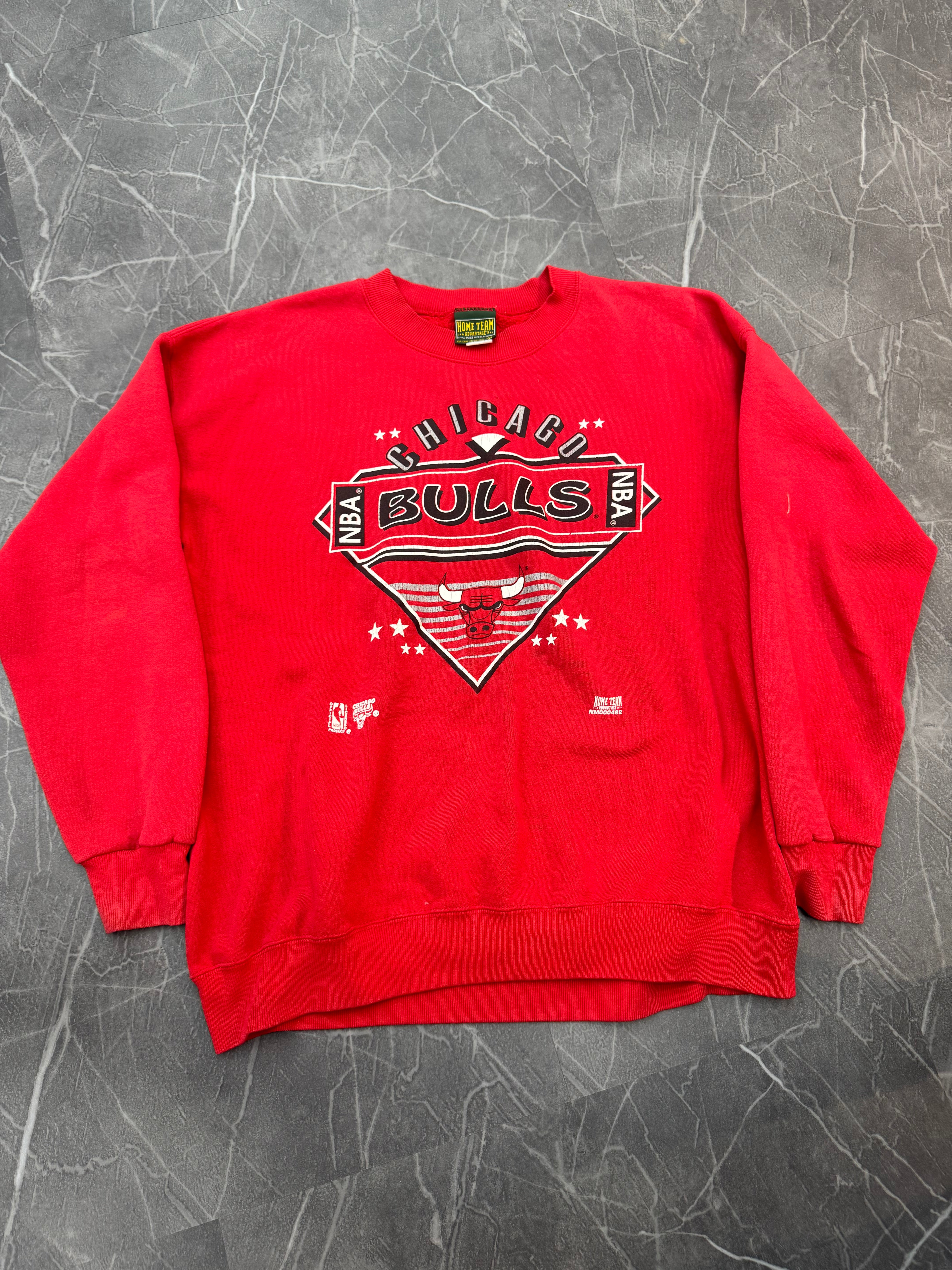 Chicago Bulls Crewneck Red (XL)