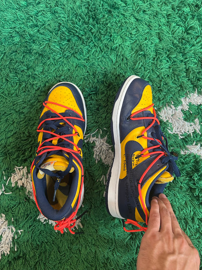 Nike Off White Dunk Low “Michigan”