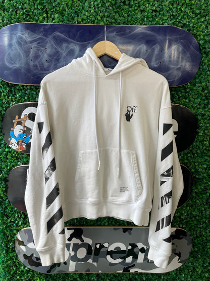 Off-White Hoodie “White Black”